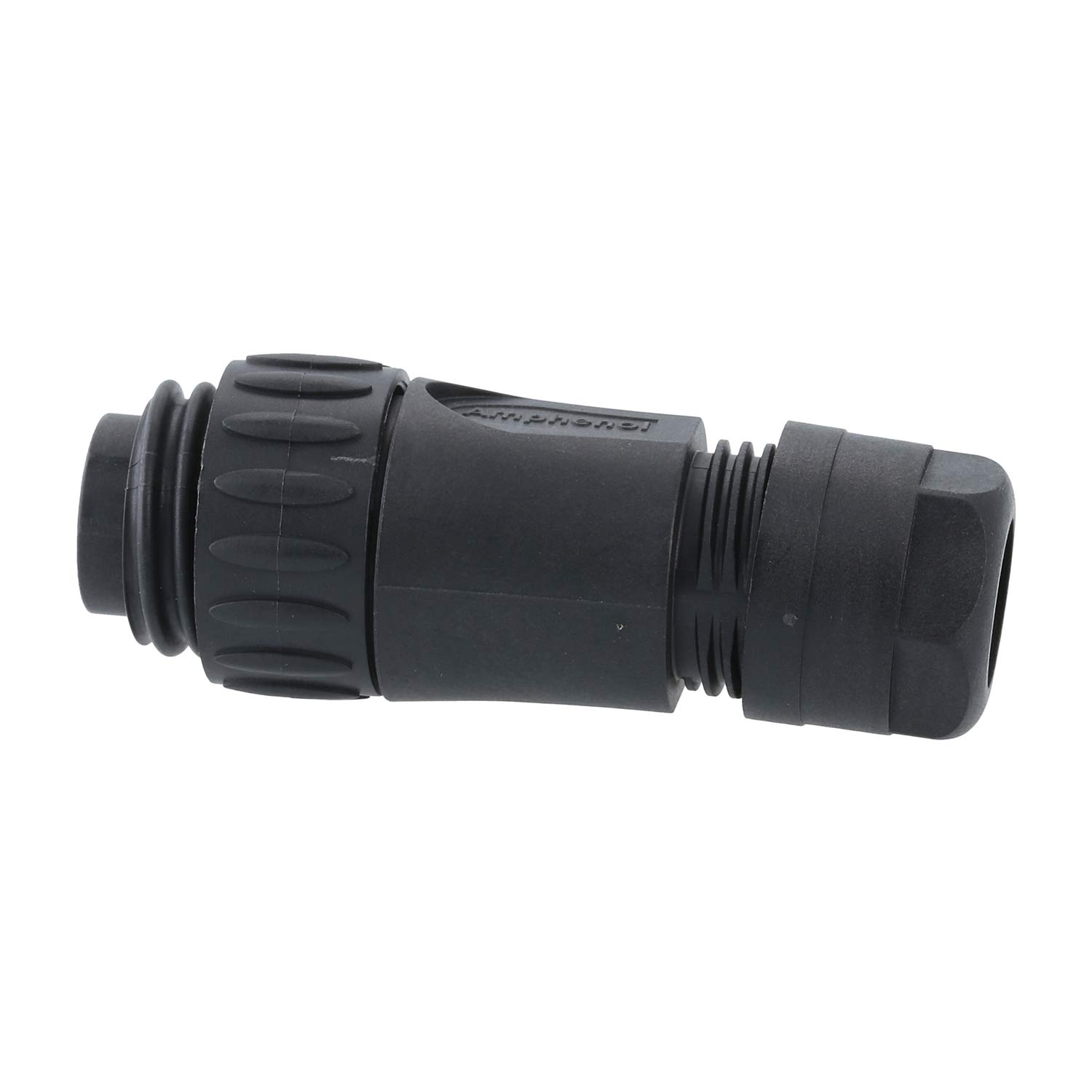 C01610H00600012 Amphenol RD24-KSG Connecteurs pour câbles droit Mâle Raccord à sertir, Nombre de pôles 6+PE Sortie de câble droit, Plage de serrage 6,0 mm - 12,5 mm