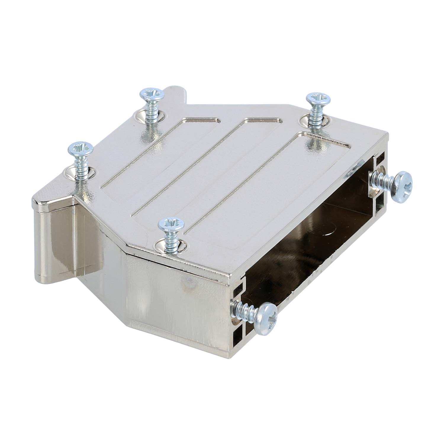 09670250453 Harting D-Sub Metallised plastic housing suitable for D-Sub insert 25-pin straight and lateral, Clamping range 1.5 mm - 8.0 mm