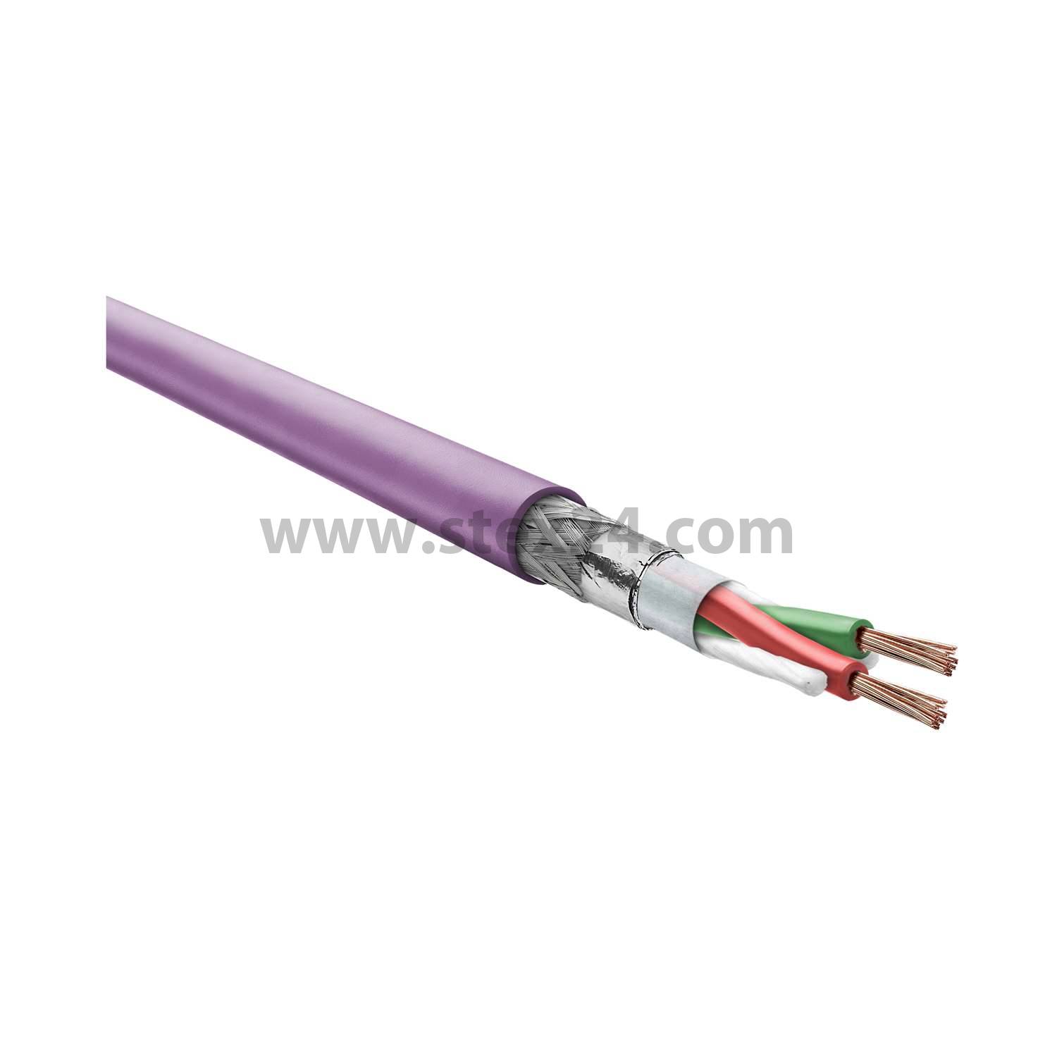 HELU KABEL Profibusleitung Schleppkettenleitung 2-adrig, 1x2x0,64mm² Außendurchmesser 8,0mm, Aderdurchmesser 2,55mm