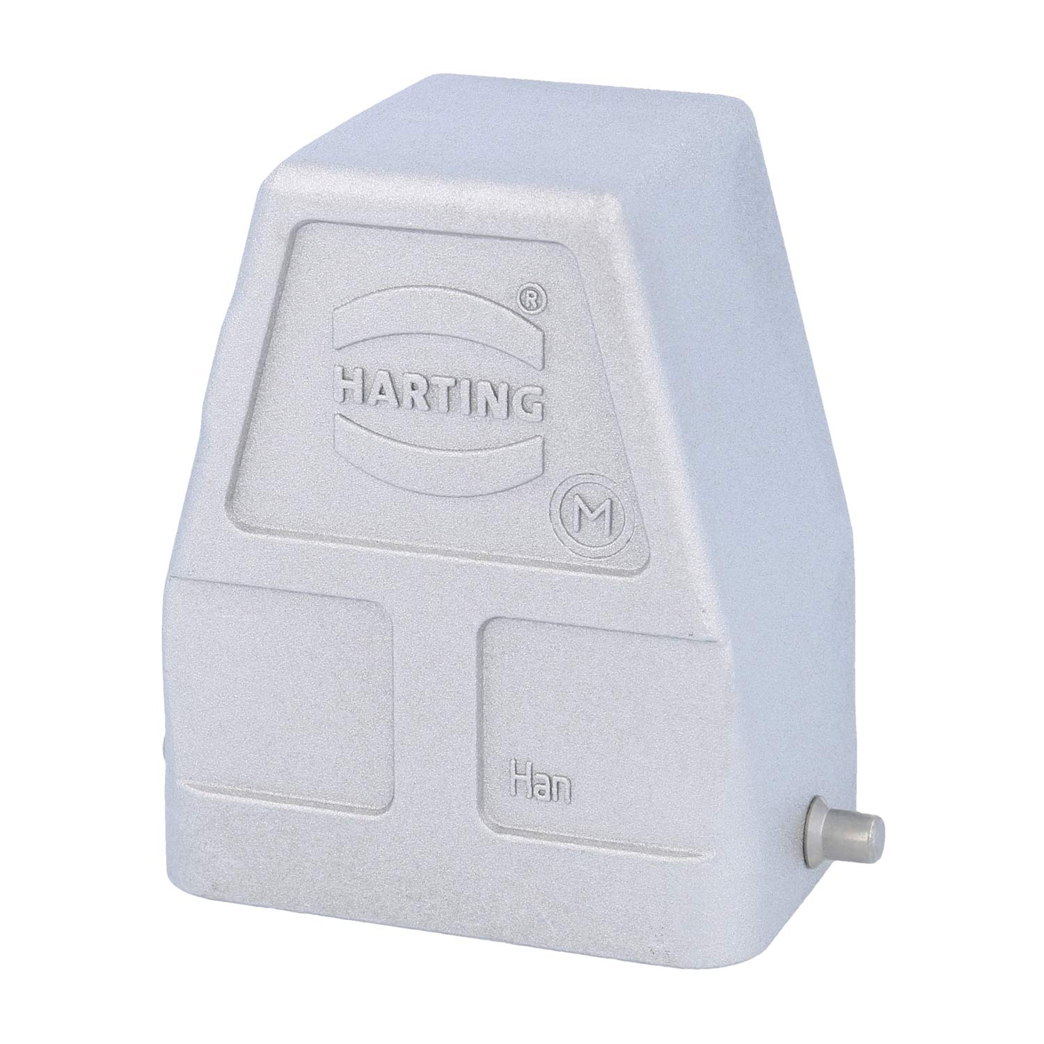 19628060546 Harting Han 6B EMC / High Temp Hood high, 1xM25 lateral cable outlet, for 1 levers (on the lower part) EMV connector M25 Clamping range 9.0 mm - 16.5 mm