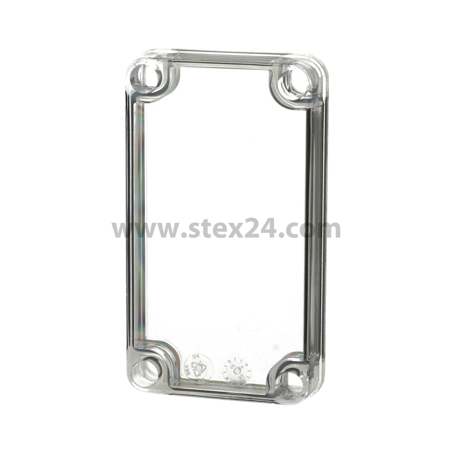 FIBOX Cover for housing with seal, Series: PICCOLO Dimensions L/W/H 140.0 mmx80.0 mmx20.0 mm Impact resistance IK08
