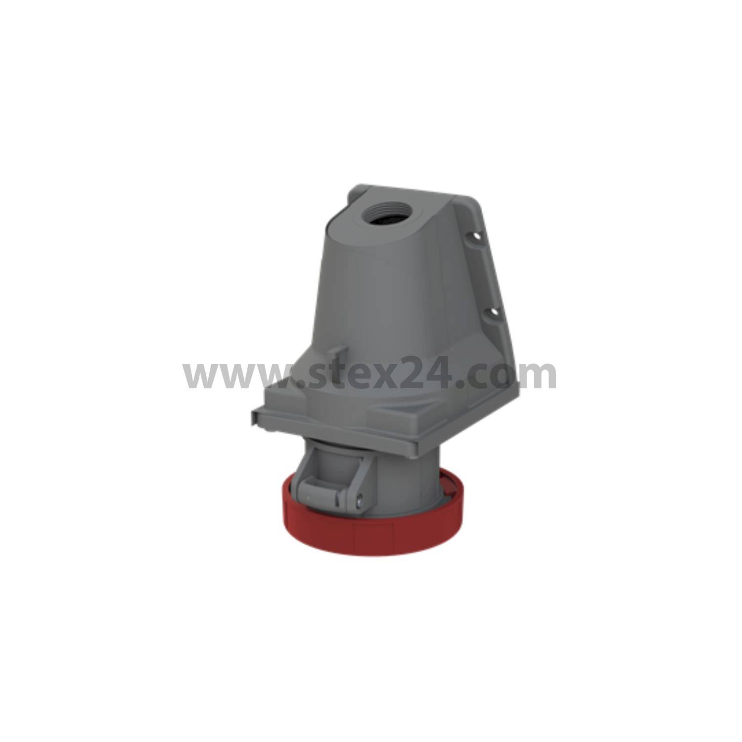 2CMA101230R1000 Amphenol 16 Ampere CEE Wandsteckdose 5-polig (3P+N+PE) Buchse, Kodierung 6h rot 200/346V bis 240/415V Frequenz 50 und 60Hz