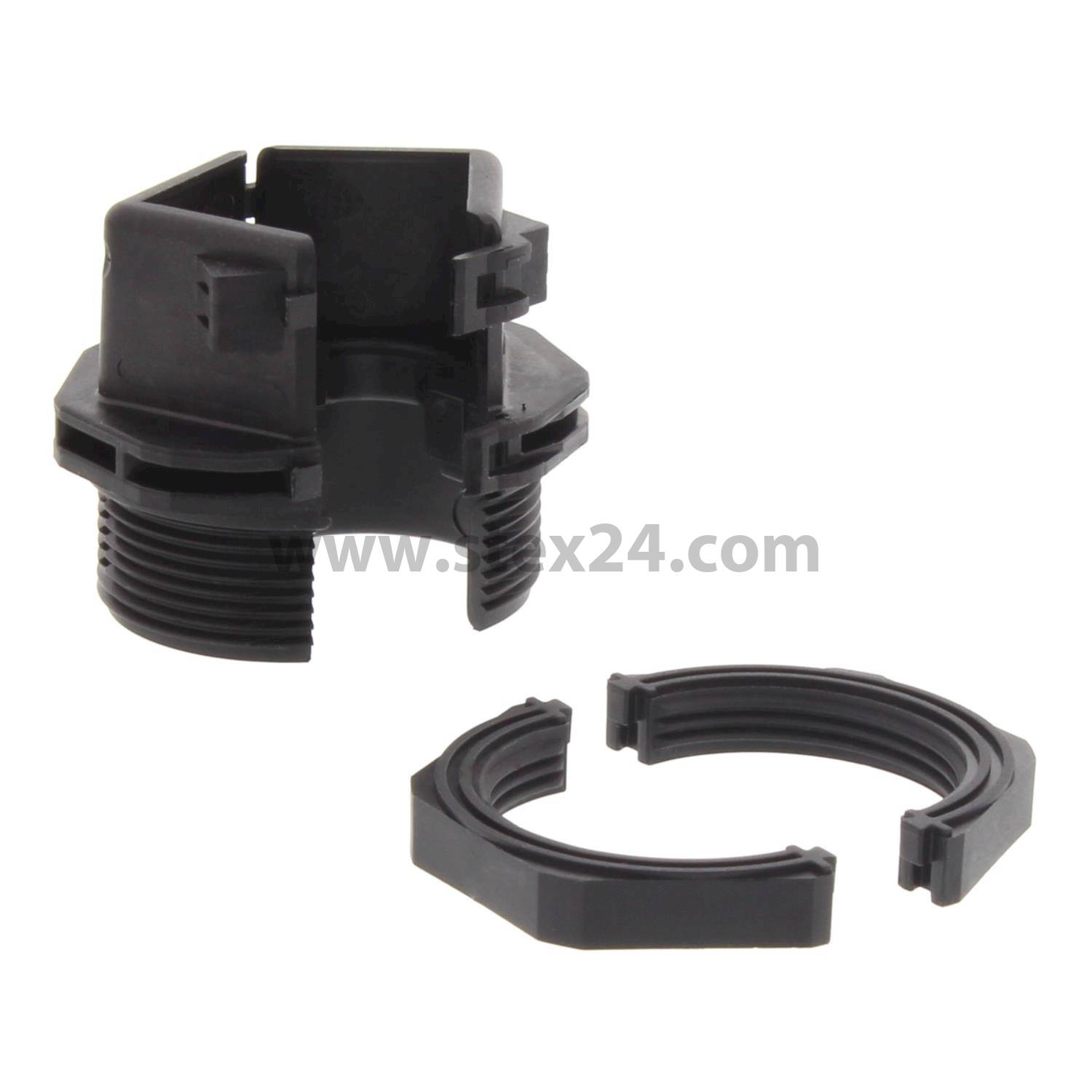 28612.4 CONTA-CLIP Presse-étoupe divisible KDS-KV M32x1,5 pour un élément d’étanchéité petit format Découpe de montage Diamètre 32,2 mm