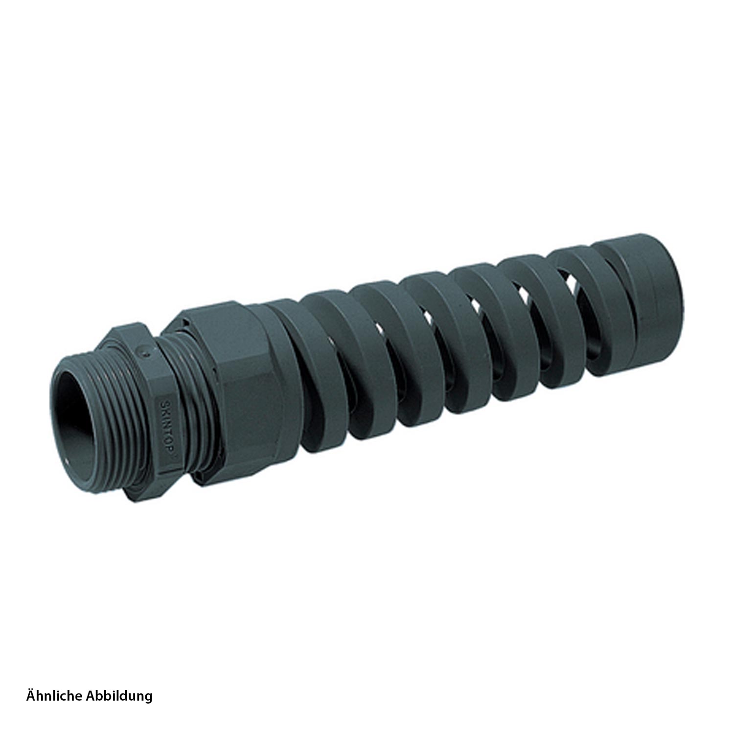 53017630 LAPP-SKINTOP Screw connection with bending protection M20x1.5 long Polyamide (PA) Thread length 13.0 mm