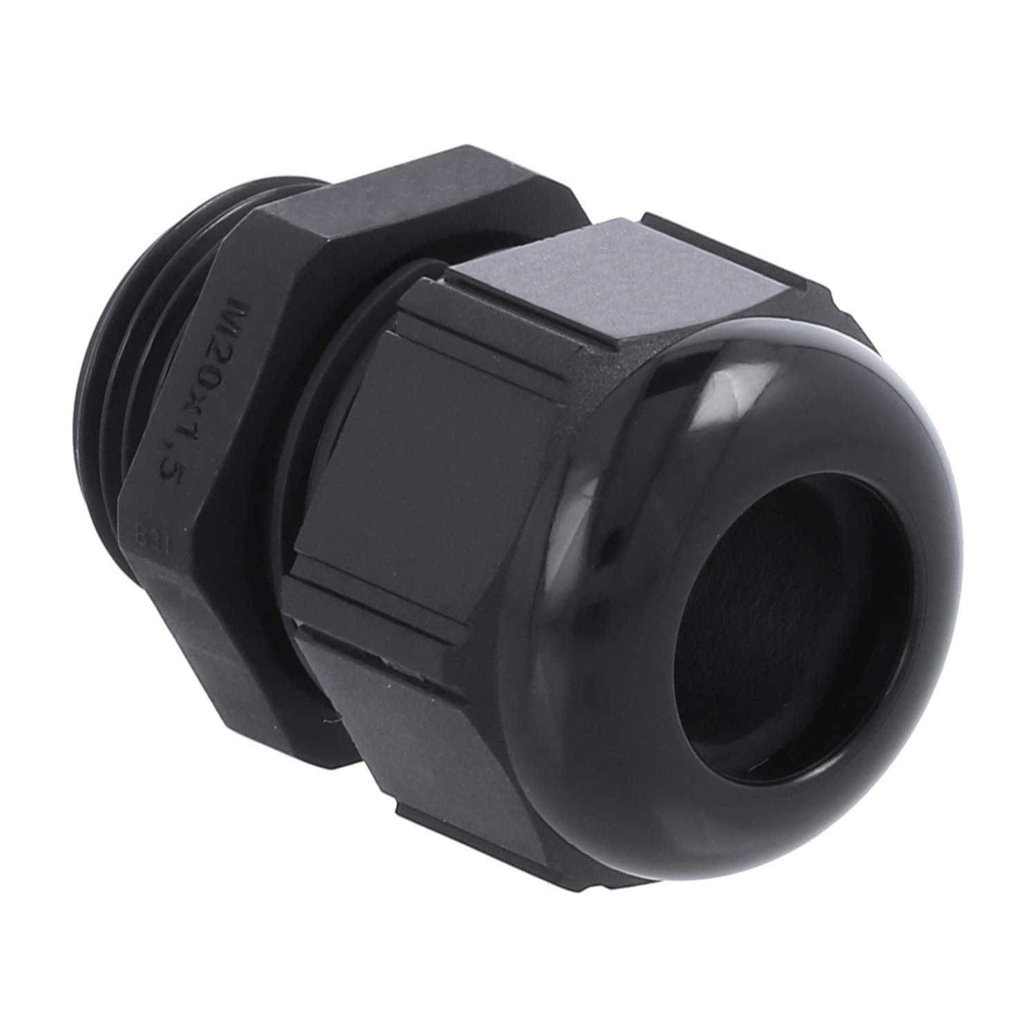 187322 Stex24 Plastic cable connector - Stex24 own brand M20x1.5 SKU-E Polyamide (PA) Thread length 10.0 mm