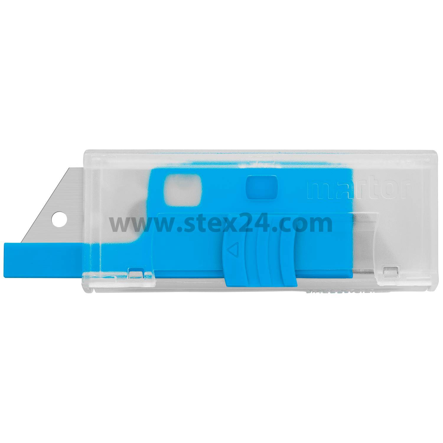 5232.70 MARTOR Trapezoidal blade No. 5232, PU 10 unit for Safety cutter SECUNORM MIZAR Article 231438, Blade 19.0 mm x 0.63 mm x 53.0 mm