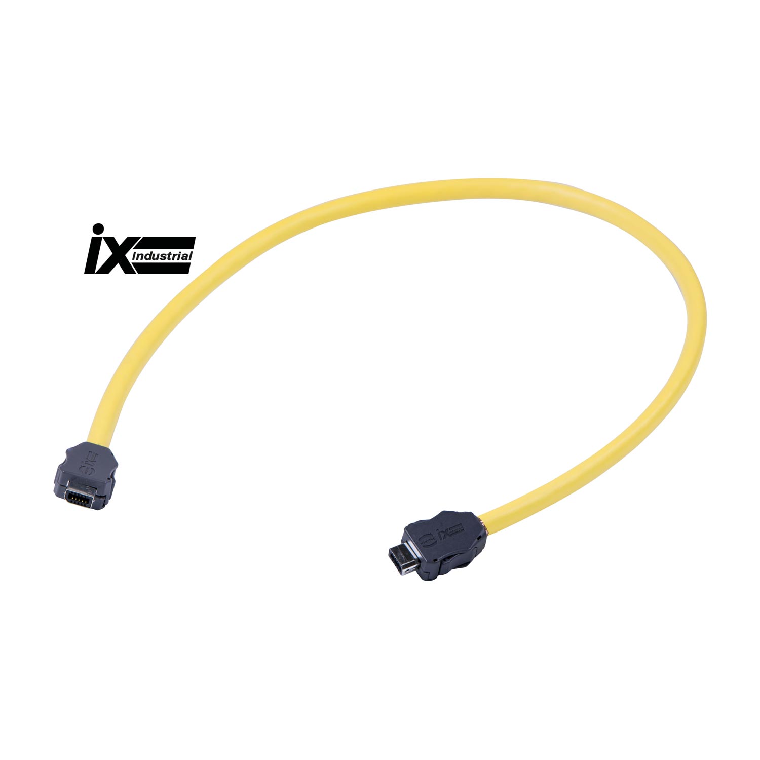 33480653830005 HARTING ix Industrial Typ-A / RJ45, Ethernet Verkabelung Cat. 6A mit 1/1 Verdrahtung 10 / 8-polig gerade, 4x2xAWG28/7 Bauform Seite 1 ix Industrial Typ A IP20