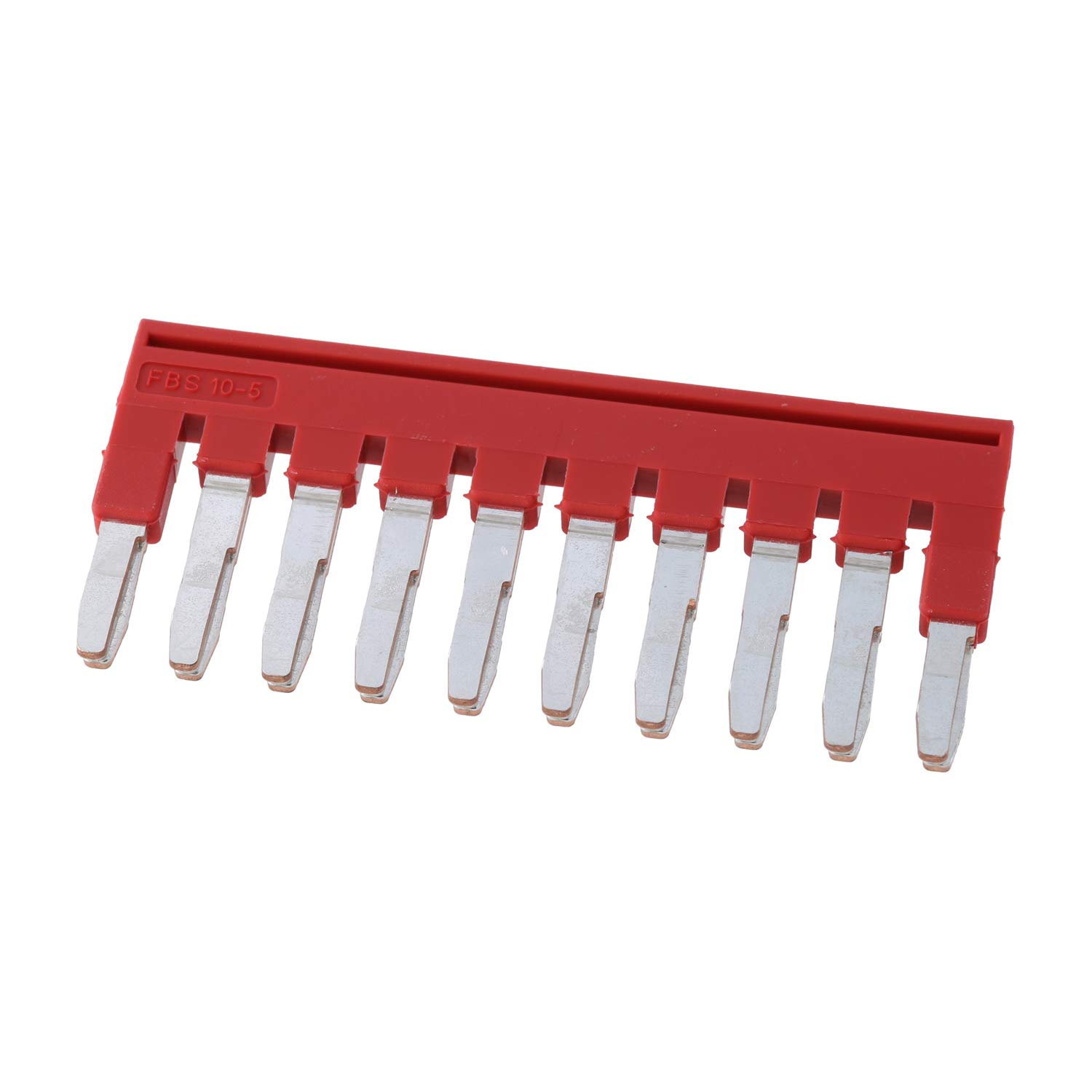 3030213 PHOENIX CONTACT Jumper FBS 10-5 Load current 24A Colour red, Material Copper (Cu)