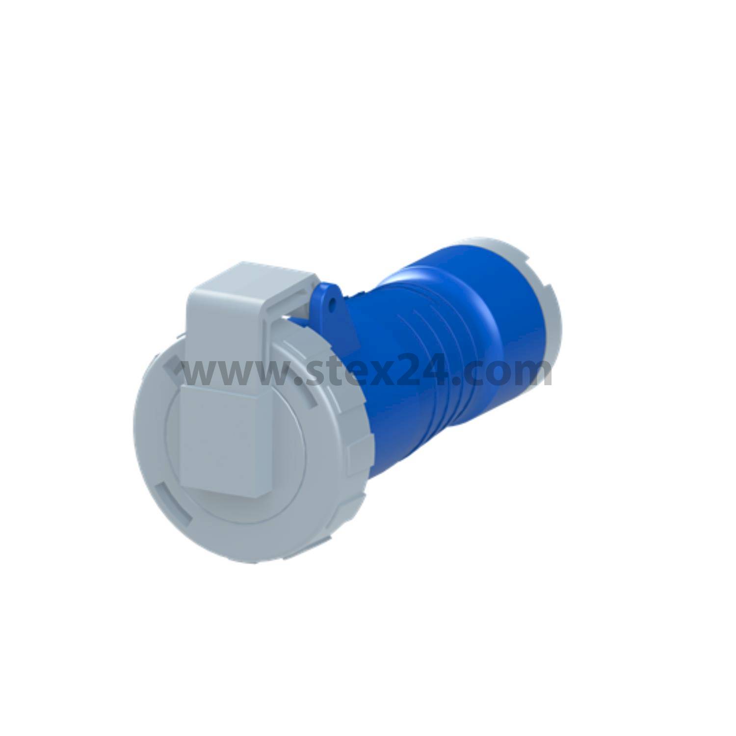 2CMA166538R1000 Amphenol 16 Ampere CEE Kupplungssteckverbinder 3-polig (2P+PE) Buchse, Kodierung 6h blau 200/250V Frequenz 50 und 60Hz