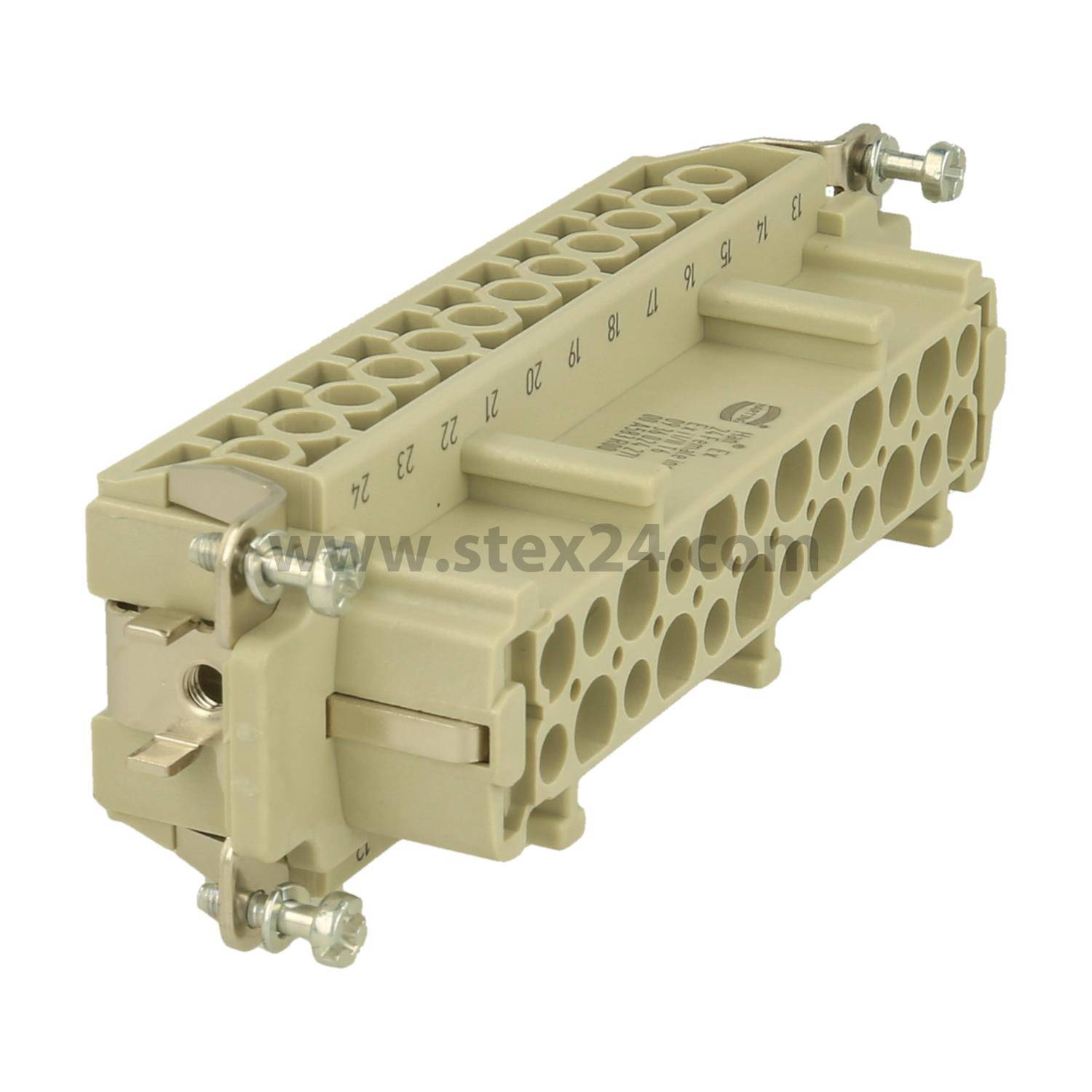 09360242701 Harting Han 24Ex Insert femelle (F) Connexion à vis, 24-à pôles+PE 90 V, 16A