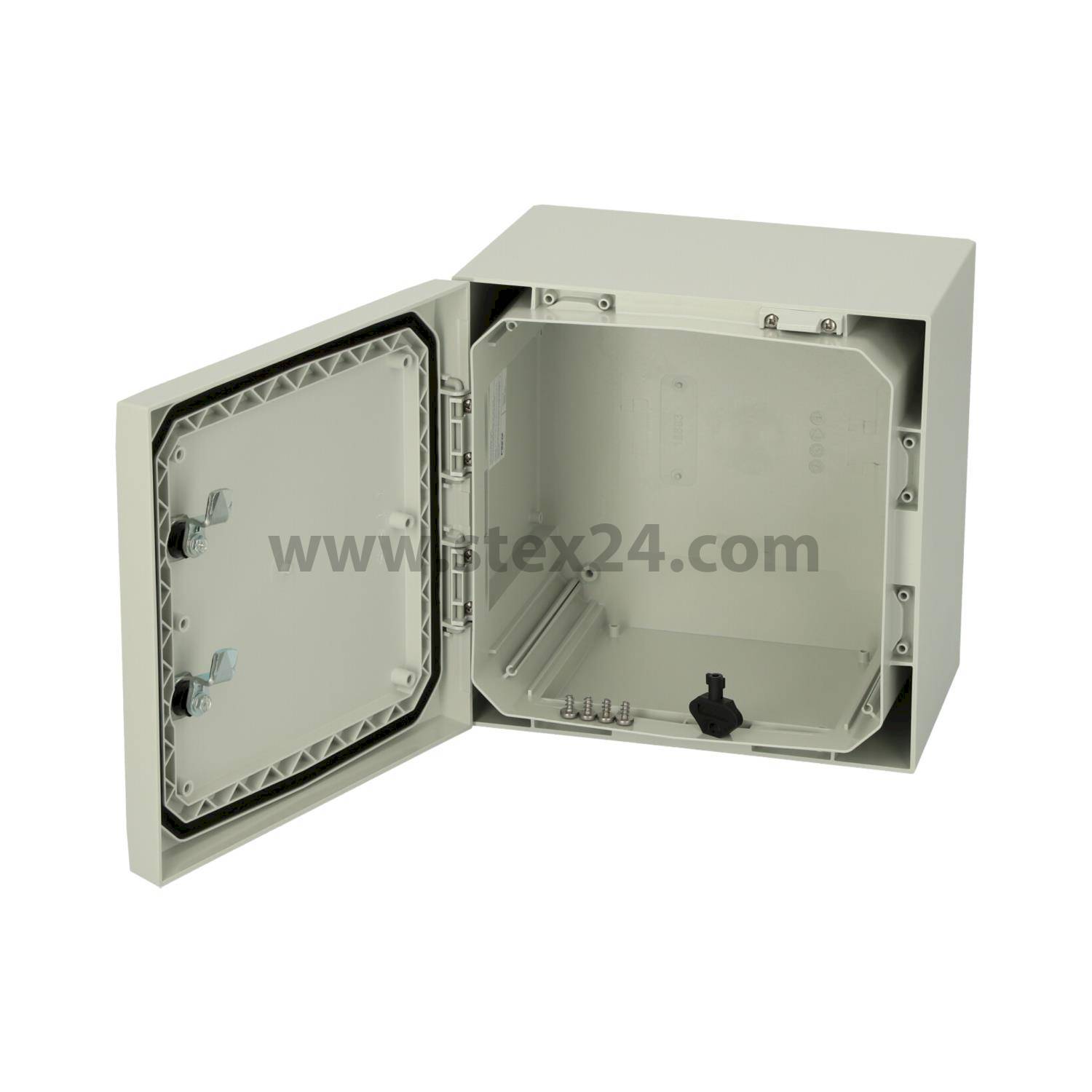 FIBOX Wall-mounted control cabinet with cover and cover seal, Series: ARCA IEC without metric embossing, Material Housing Polycarbonate (PC) Dimensions L/W/H 300.0 mmx300.0 mmx210.0 mm