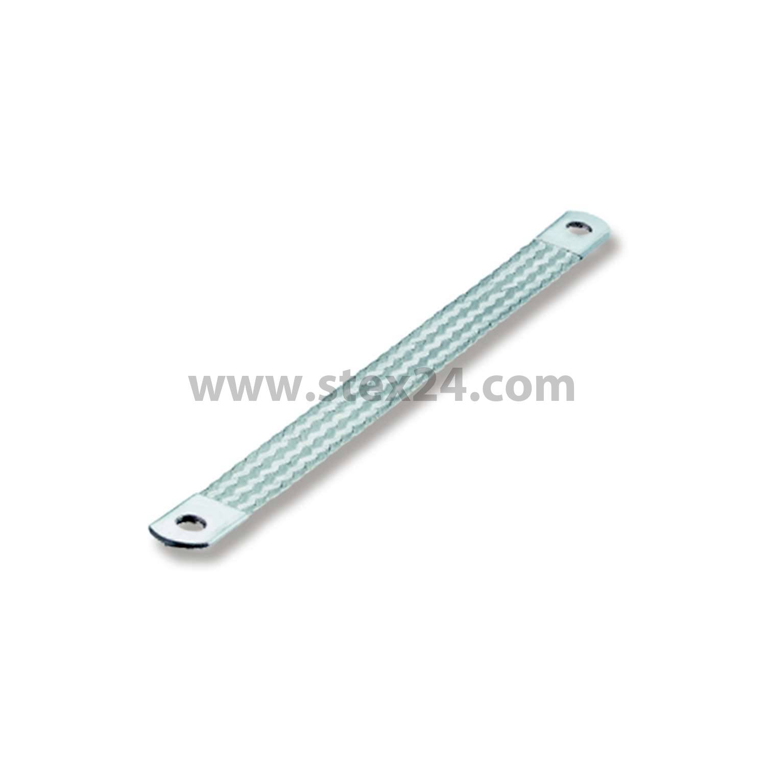 Flat braided earthing strap Dimensions L/W/H 200.0 mmx13.0 mm Material Copper wire tinned