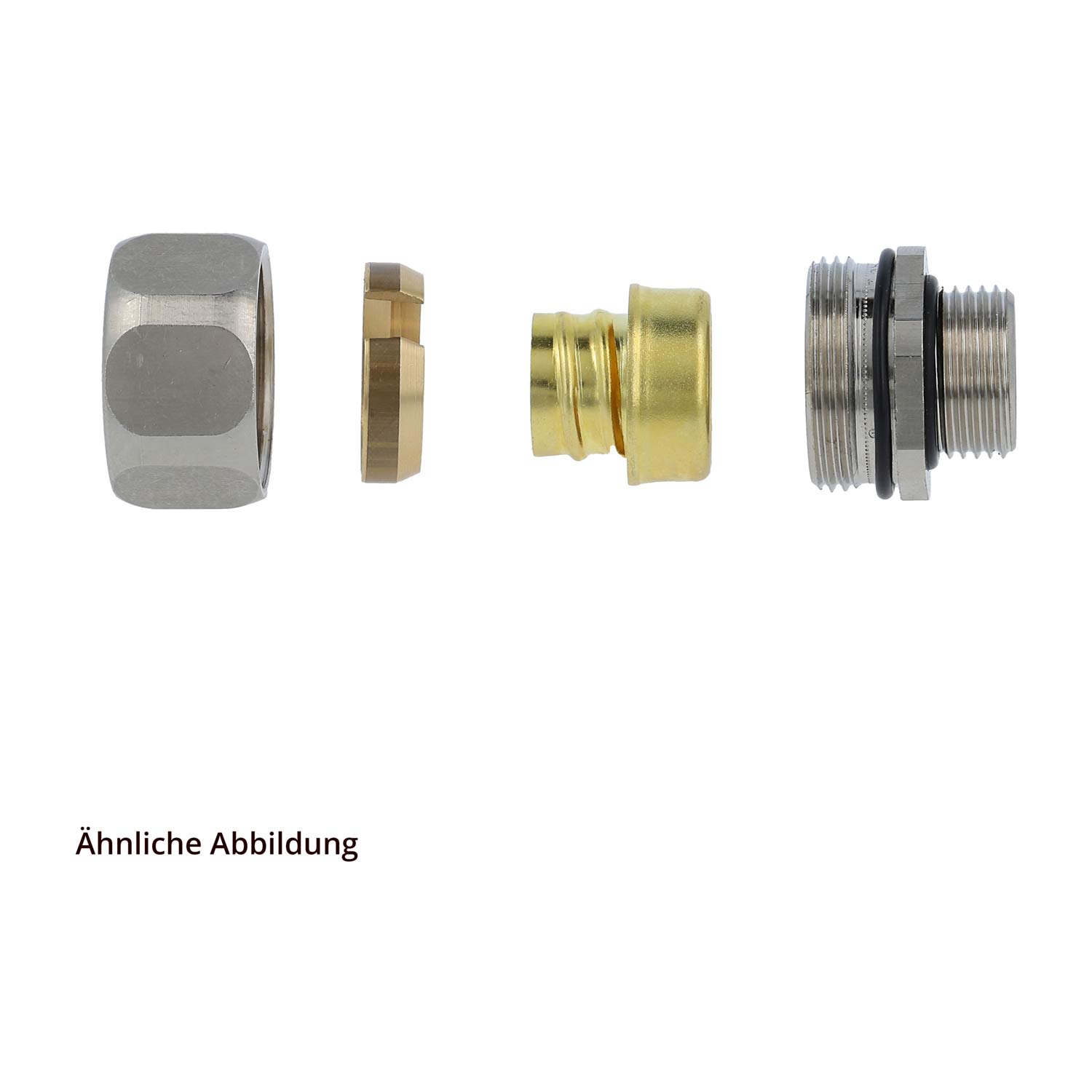 15015328020 Flexa USD-M Metal fitting straight Thread M20x1.5 for Tube outer diameter 21.0 mm for Tube inner diameter 15.0 mm
