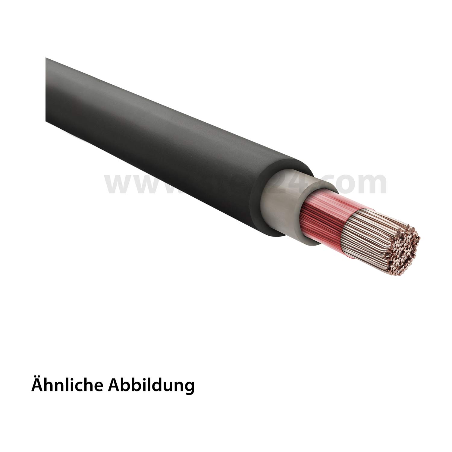 38508 HELU KABEL NSGAFÖU 1.8/3kV 1X35 mm² Rubber core wire AD 16.5 mm Rated voltage Uo/U 1800V/3000V
