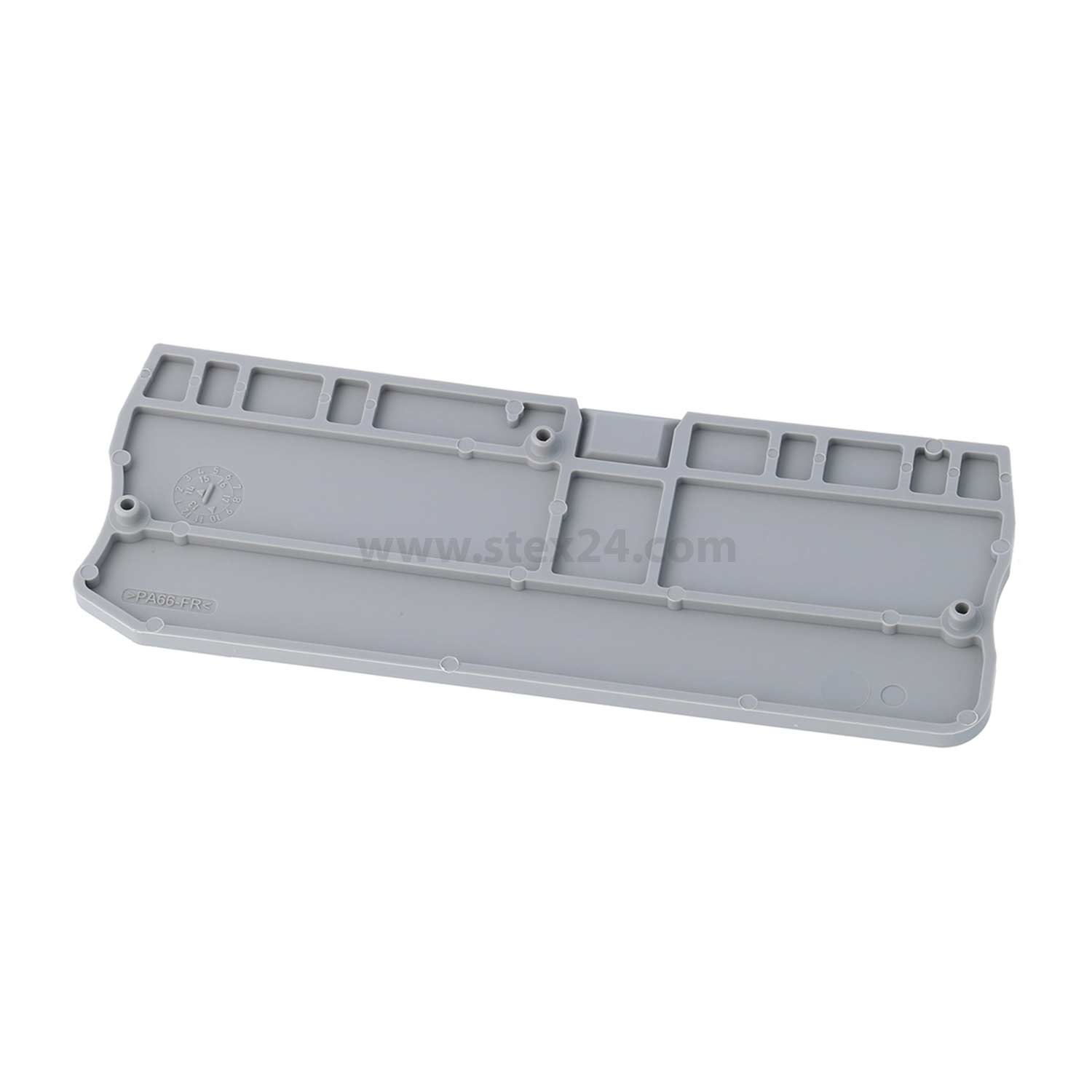 3208979 PHOENIX CONTACT End cover D-PT 4-QUATTRO Colour grey, Material Polyamide (PA) suitable for Through terminal PT 4-Quattro