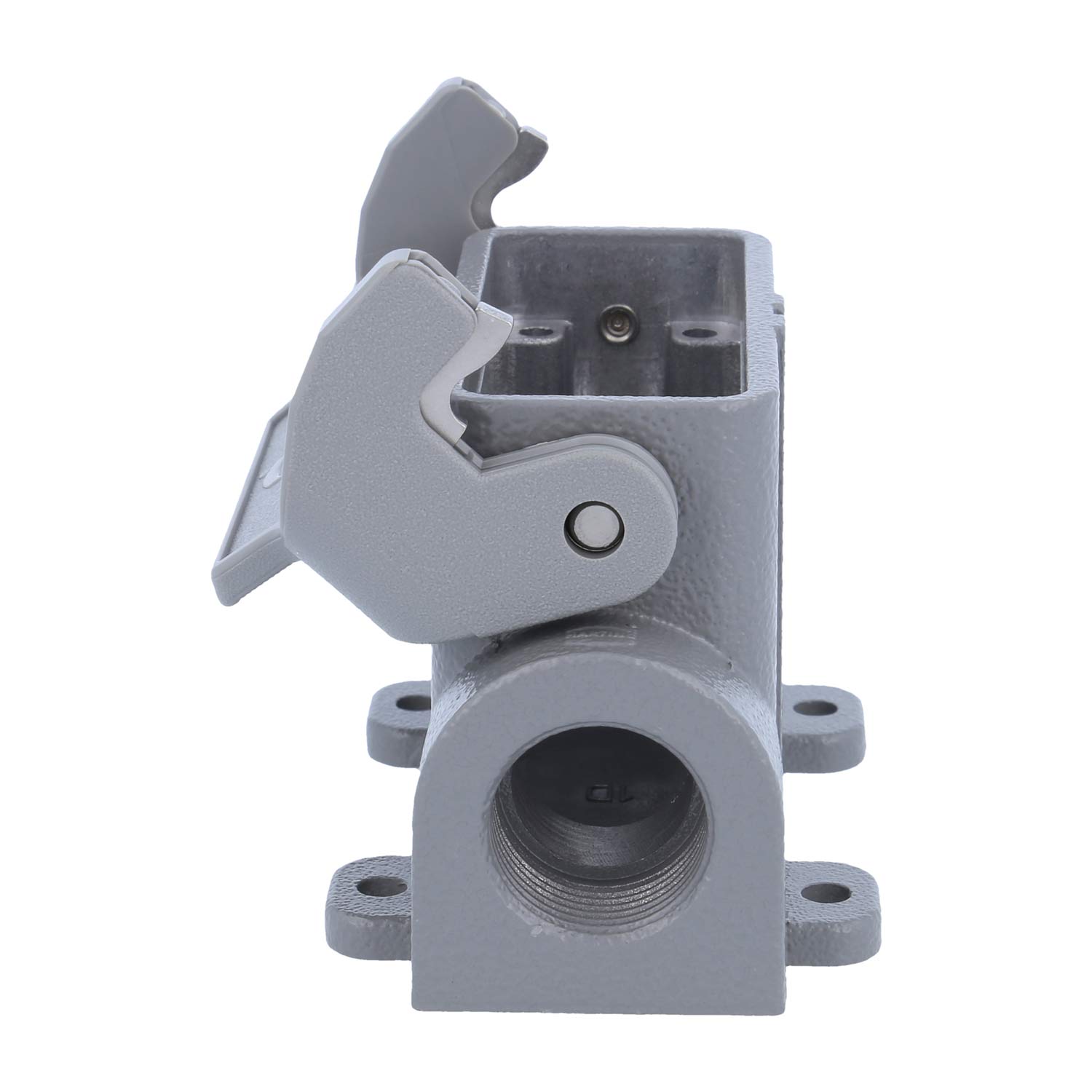 05200100261 Harting Han 10A Surface mounted housing high, 1xM20 lateral cable outlet, with 1 single locking lever Screw connection M20 Clamping range 7.0 mm - 13.0 mm