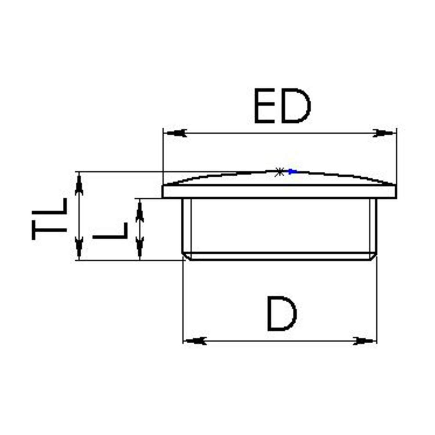 10064667 WISKA Blanking plug M16x1.5 round with cross recess Polyamide (PA) Thread length 6.0 mm
