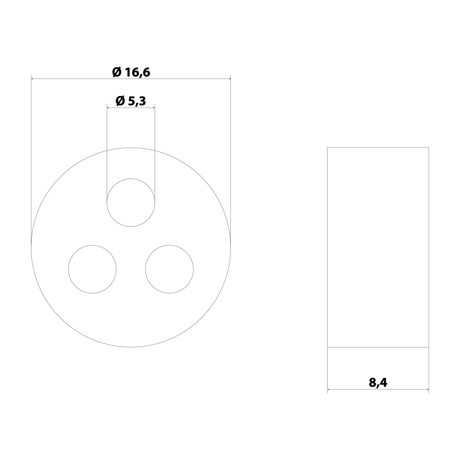 53320353 LAPP-SKINTOP Insert d’étanchéité pour presse-étoupe M20 DIX-M20353 Caoutchouc nitrile-butadiène (NBR) Couleur noir