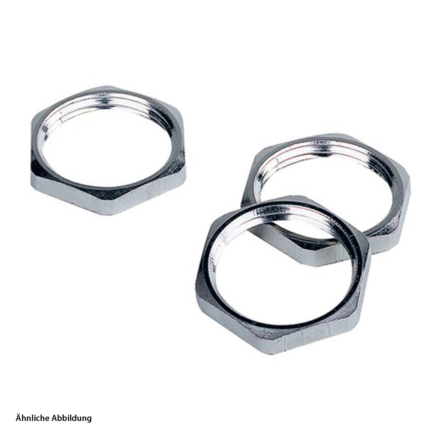 52103070LF LAPP Gegenmutter bleifrei M63x1,5 Sechskant Messing (CuZn) vernickelt Farbe silber