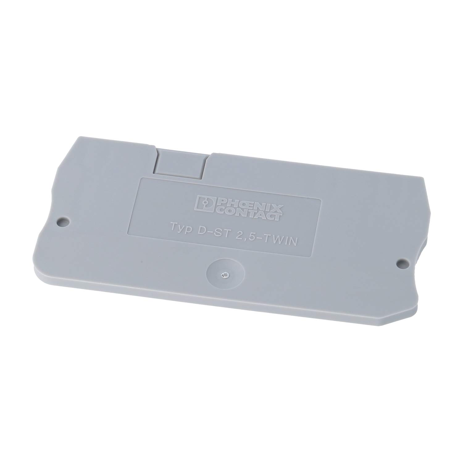 3030488 PHOENIX CONTACT End cover D-ST 2.5-TWIN Colour grey, Material Polyamide (PA) suitable for Feed-through terminal ST 2.5 Twin