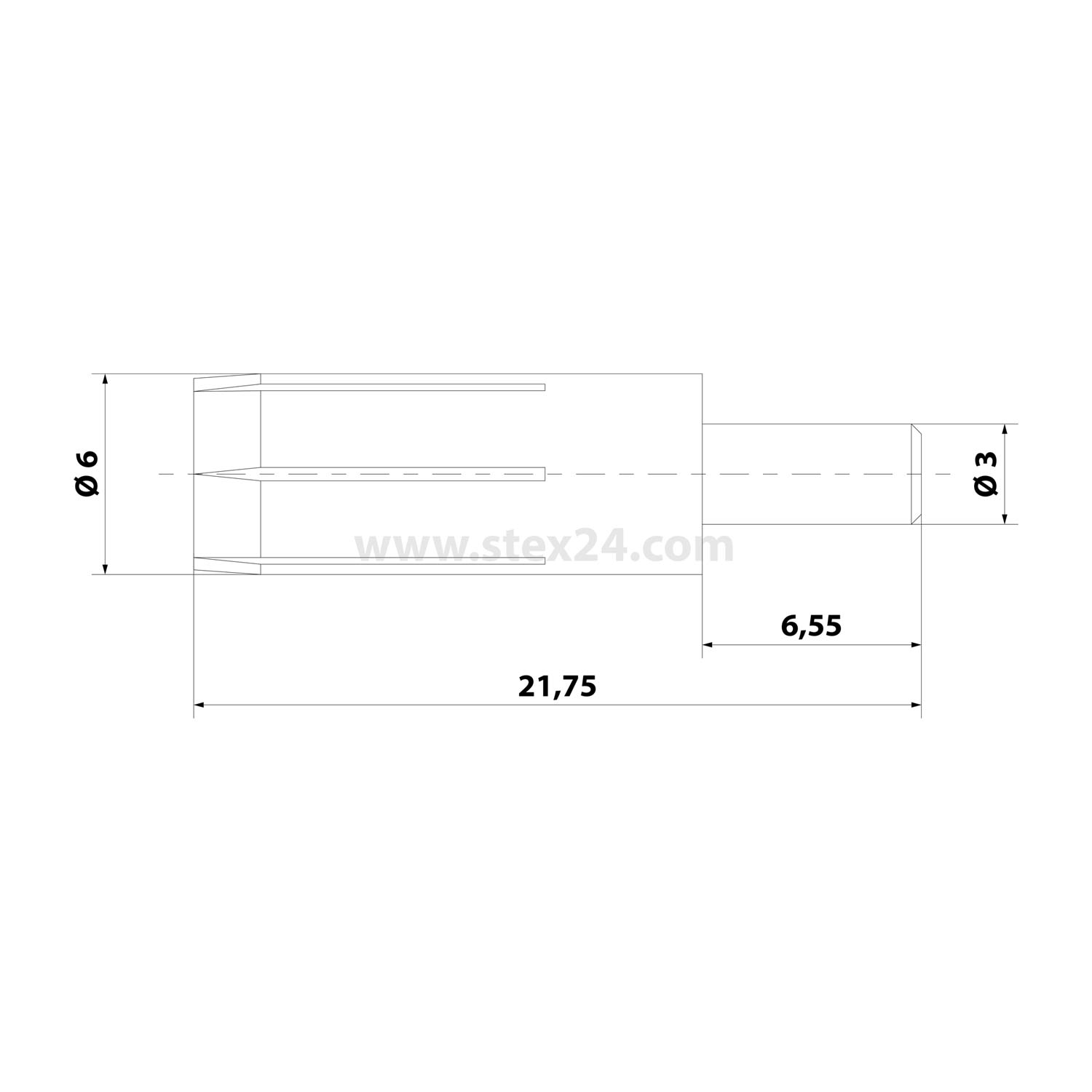 09320006295 Harting C-board contact Contact pin (M) silver, 1 unit Material Copper alloy