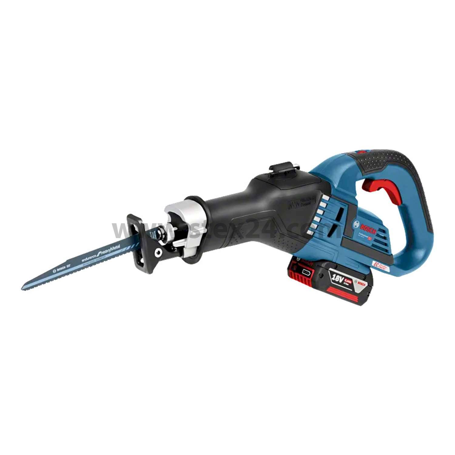BOSCH Bosch battery reciprocating saw, GSA 18V-32 Stroke height 32.0 mm incl. without battery Battery voltage 18V Storage method Tradesman’s case