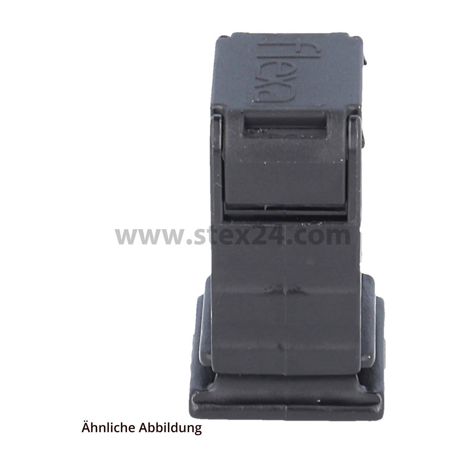 15030028216 Flexa FSHB Porte-tuyau avec couvercle pour Diamètre extérieur de tuyau 21,2 mm pour Gaine annelée diam. ext. 21,2 mm