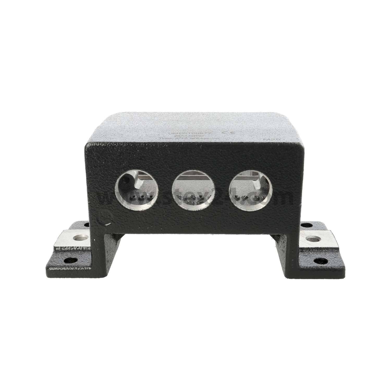 19400160977 HARTING Han 16HPR élargi Embase à monter en saillie Modèle horizontal, 2xPG42 sortie de câble droite, Verrouillage par vis