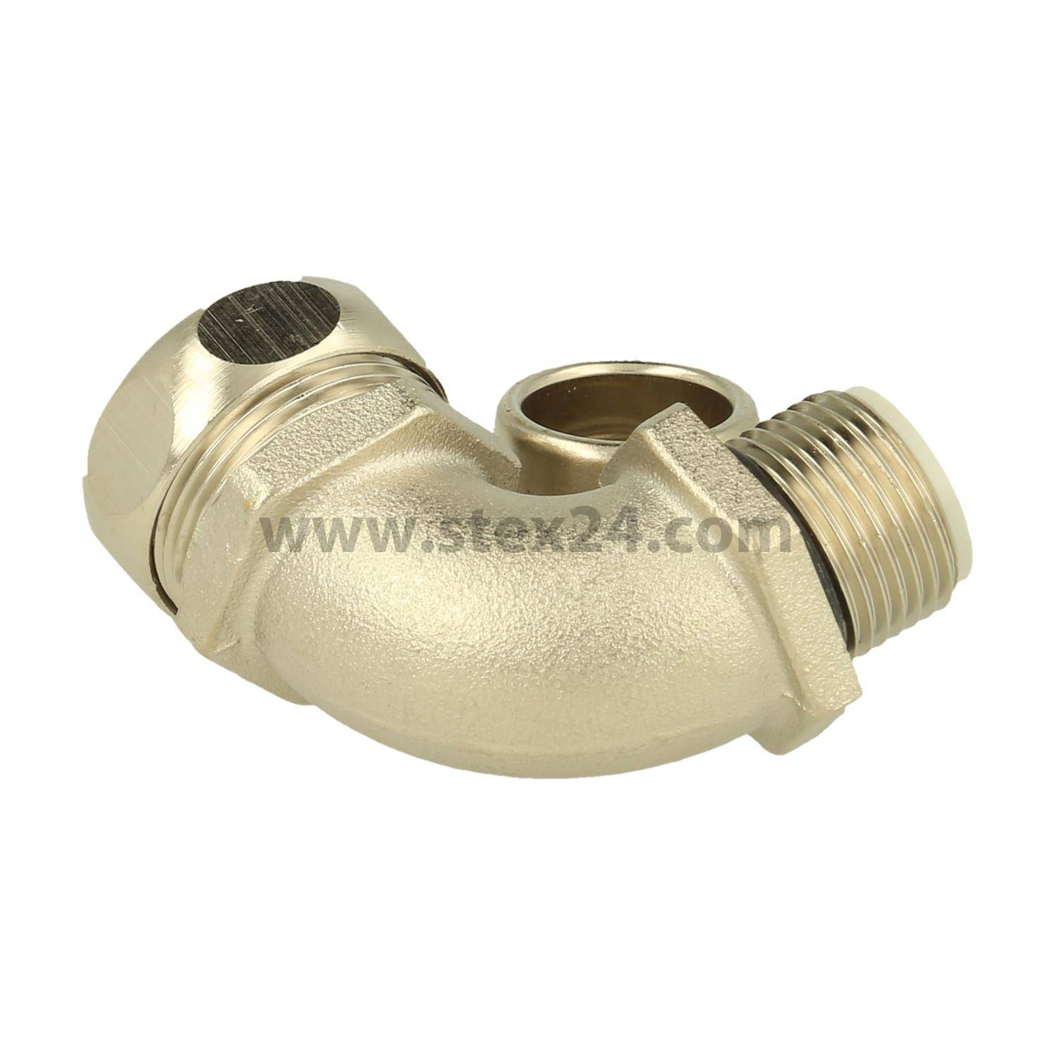 15025327020 Flexa USB-M Metal fitting 90 degree angle Thread M20x1.5 for Tube outer diameter 21.0 mm for Tube inner diameter 18.0 mm