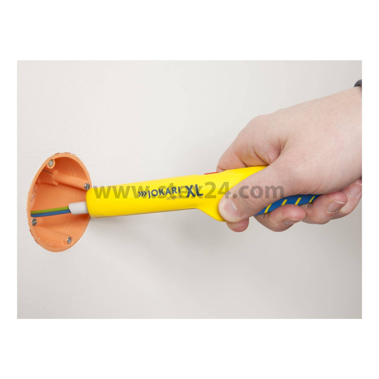 30125 JOKARI Dénudeur JOKARI XL pour Câble rond adapté aux câbles ronds Diamètre extérieur 8,0 - 13,0 mm, 5/16 - 1/2 pouce