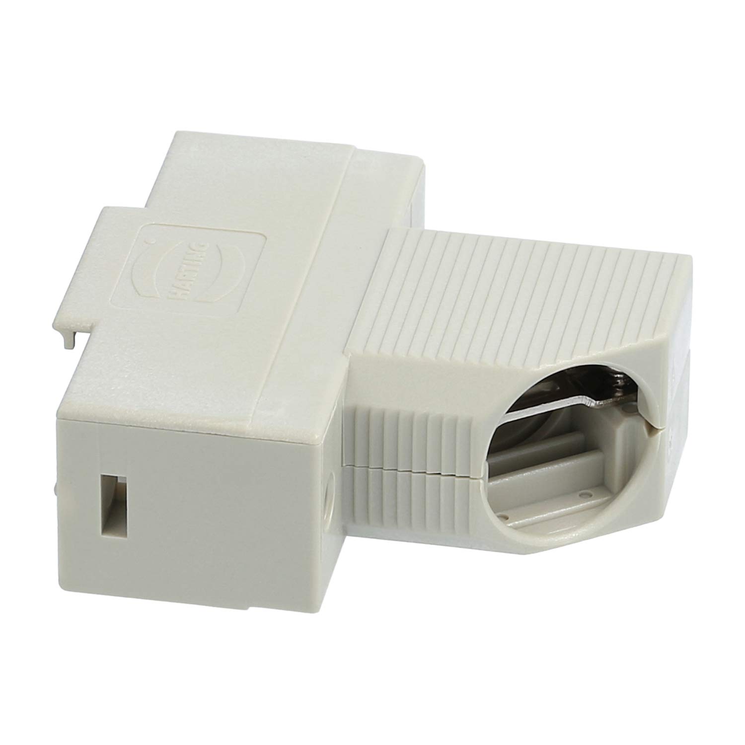 09670150571 Harting D-Sub Plastic housing without shielding plate suitable for D-Sub insert 15-pin, 26-pin (HD) sideways