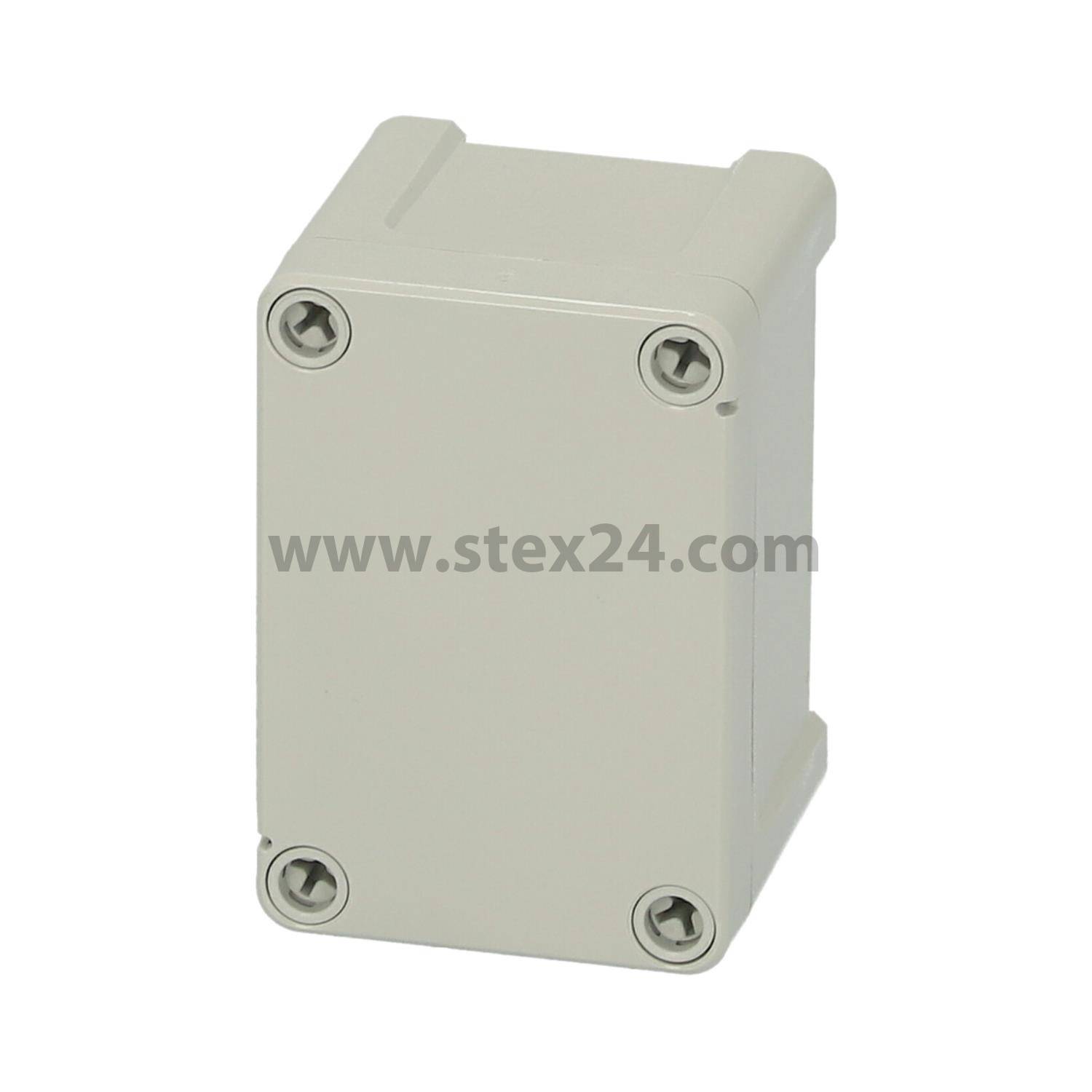 FIBOX Gehäuse mit Dichtung und Deckel, Serie: TEMPO ohne metrischen Vorprägungen, Werkstoff Gehäuse Acrylnitril-Butadien-Styrol (ABS) Maße L/B/H 95,0mmx65,0mmx60,0mm