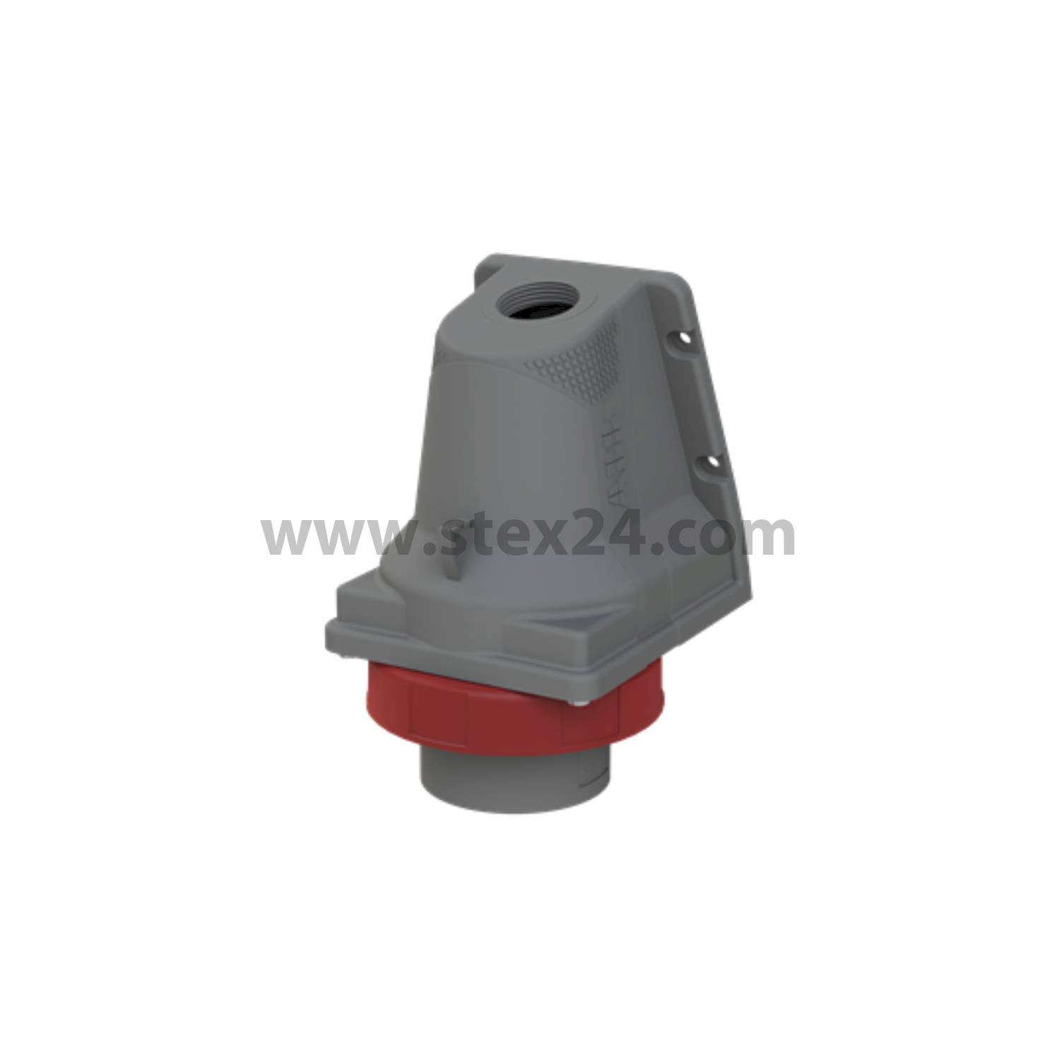 2CMA101183R1000 Amphenol 16 Ampere CEE Wandsteckverbinder 5-polig (3P+N+PE) Stift, Kodierung 6h rot 200/346V bis 240/415V Frequenz 50 und 60Hz