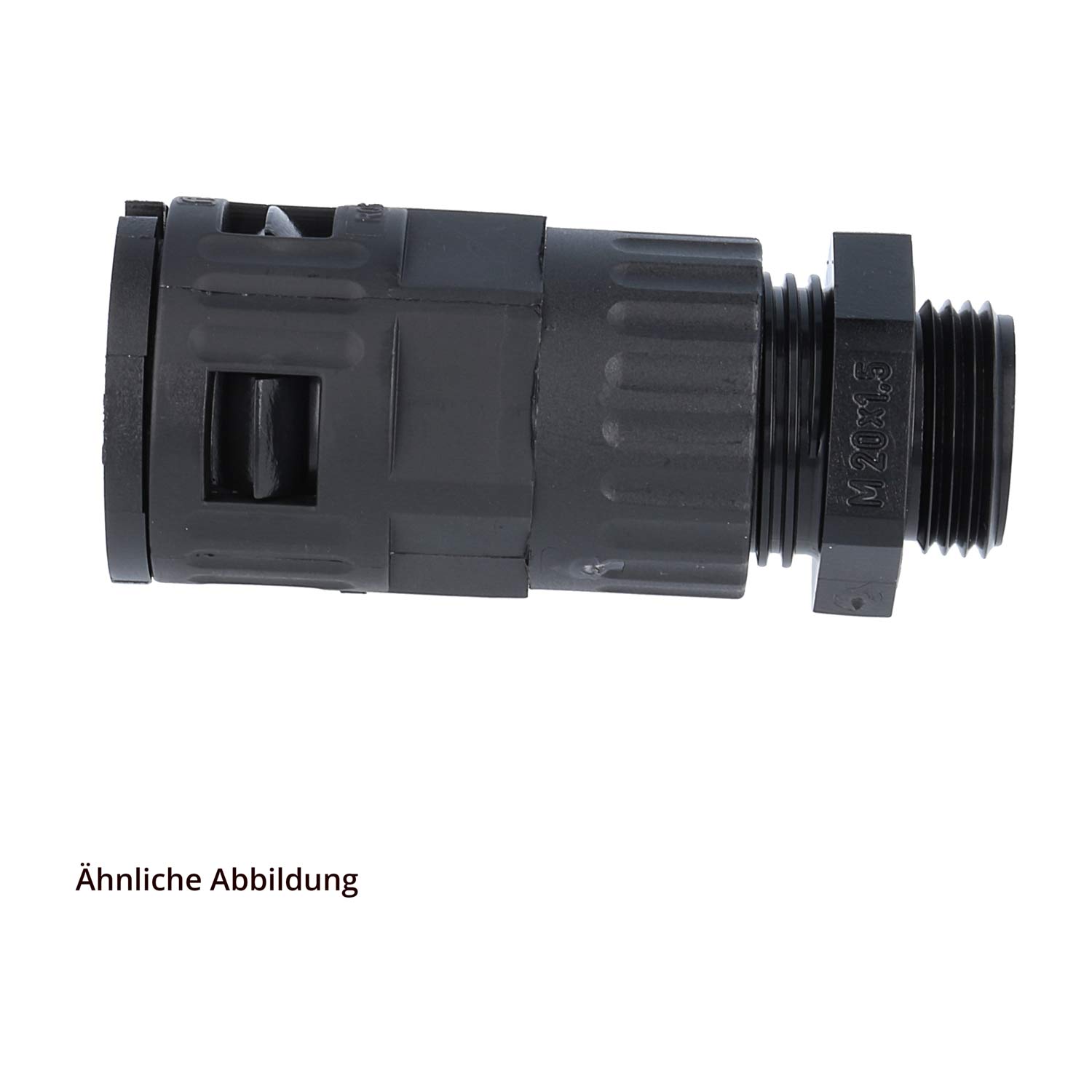 15704021205 Flexa RQGZ-N Raccord rapide droit Filetage 1/2 pouce pour Diamètre extérieur de tuyau 21,2 mm à haute étanchéité avec filetage mâle et décharge de traction