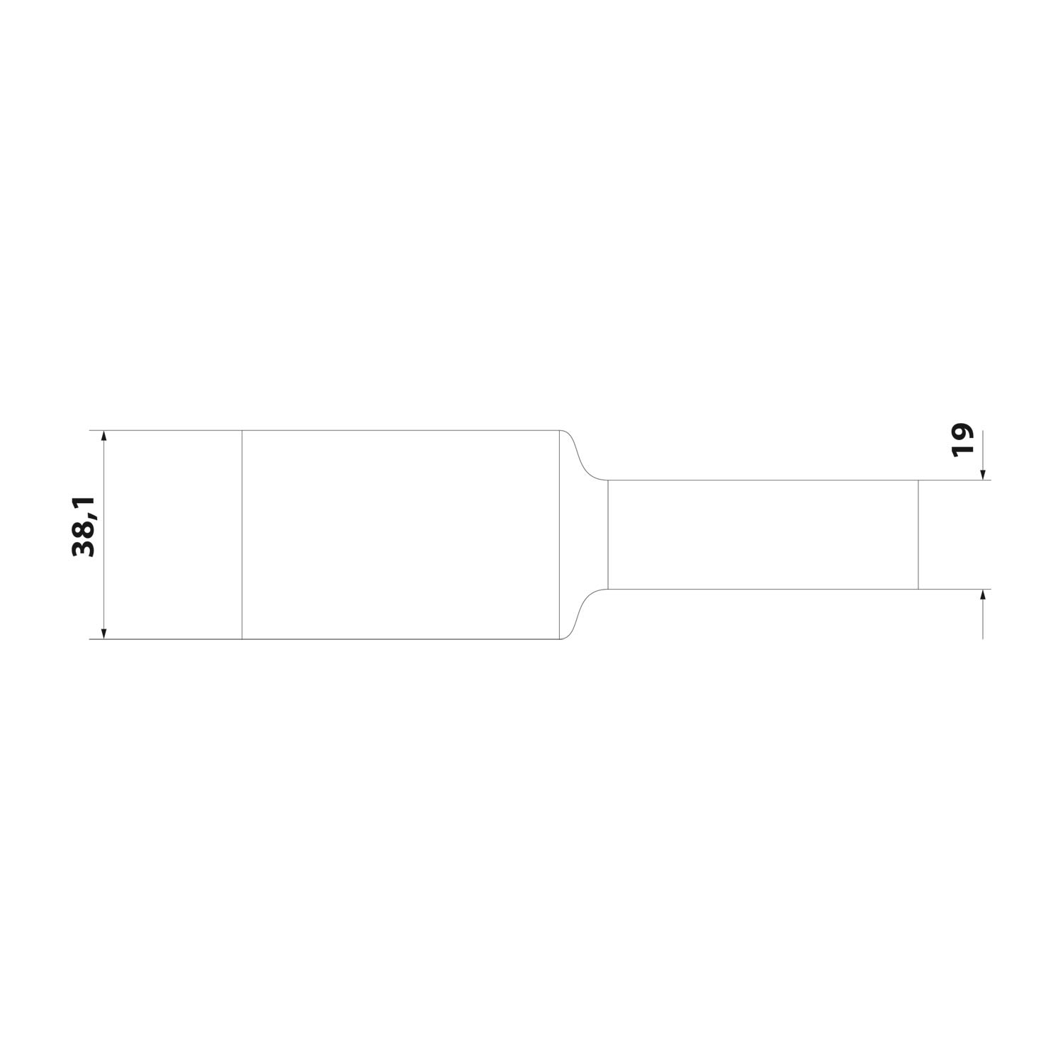 136545 Stex24 Gaine thermorétractable 2:1, marchandise au mètre, vert/jaune 38,1/19,0 mm, 1 1/2 pouce, WSM2 Température de rétraction min. 110 °C, entièrement pour min. 120 °C