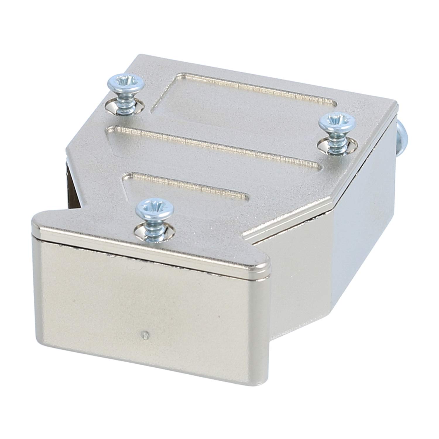 09670090453 Harting D-Sub Metallised plastic housing suitable for D-Sub insert 9-pin, 15-pin (HD) sideways, Clamping range 1.7 mm - 7.5 mm