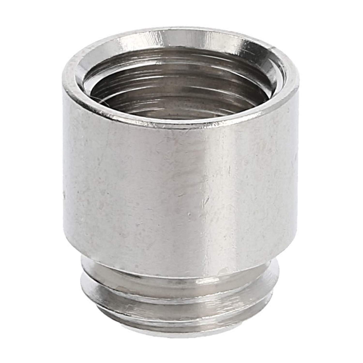 Intermediate connection M/M M12x1.5 MSR-M12 short round Brass (CuZn) nickel-plated Connection thread 5.0 mm