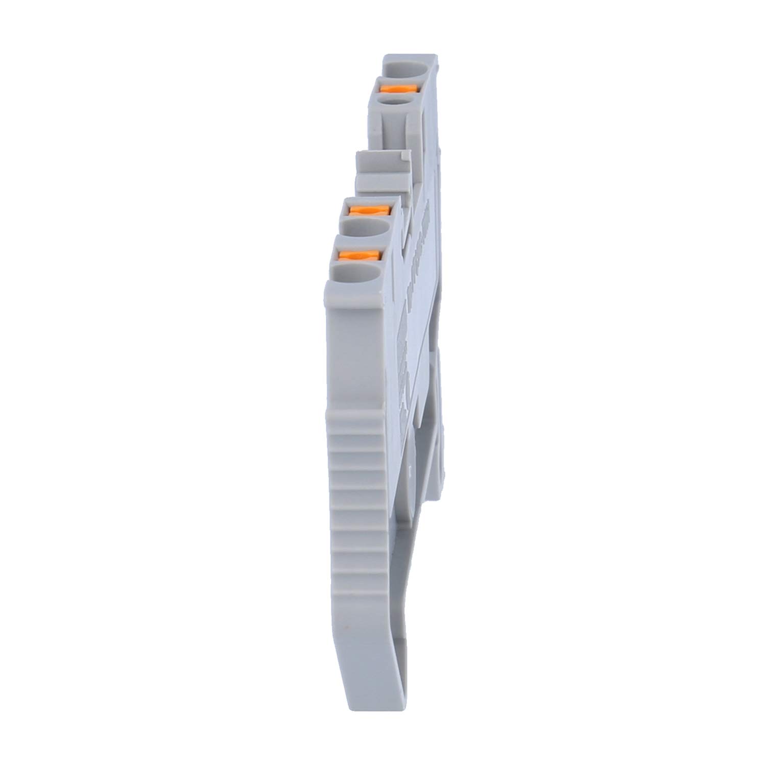 Feed-through terminal, connection type: push-in connection, cross-section: 0.14 mm² - 1.5 mm², AWG: 26 - 14, width: 3.5 mm, height: 30.5 mm, colour: grey, mounting type: NS 35/7.5, NS 35/15