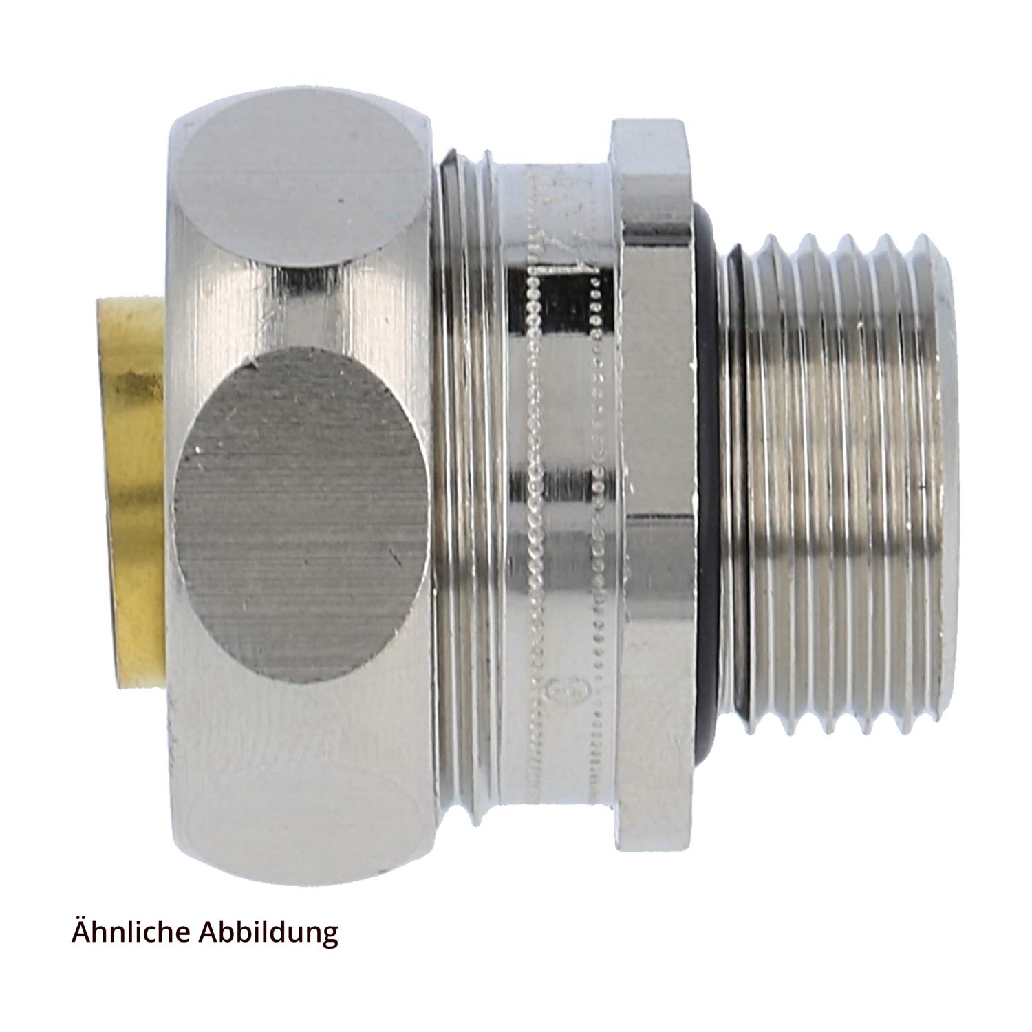 15010601021 Flexa US-P Metal fitting straight Thread PG21x1588 for Tube outer diameter 27.0 mm for Tube inner diameter 21.0 mm