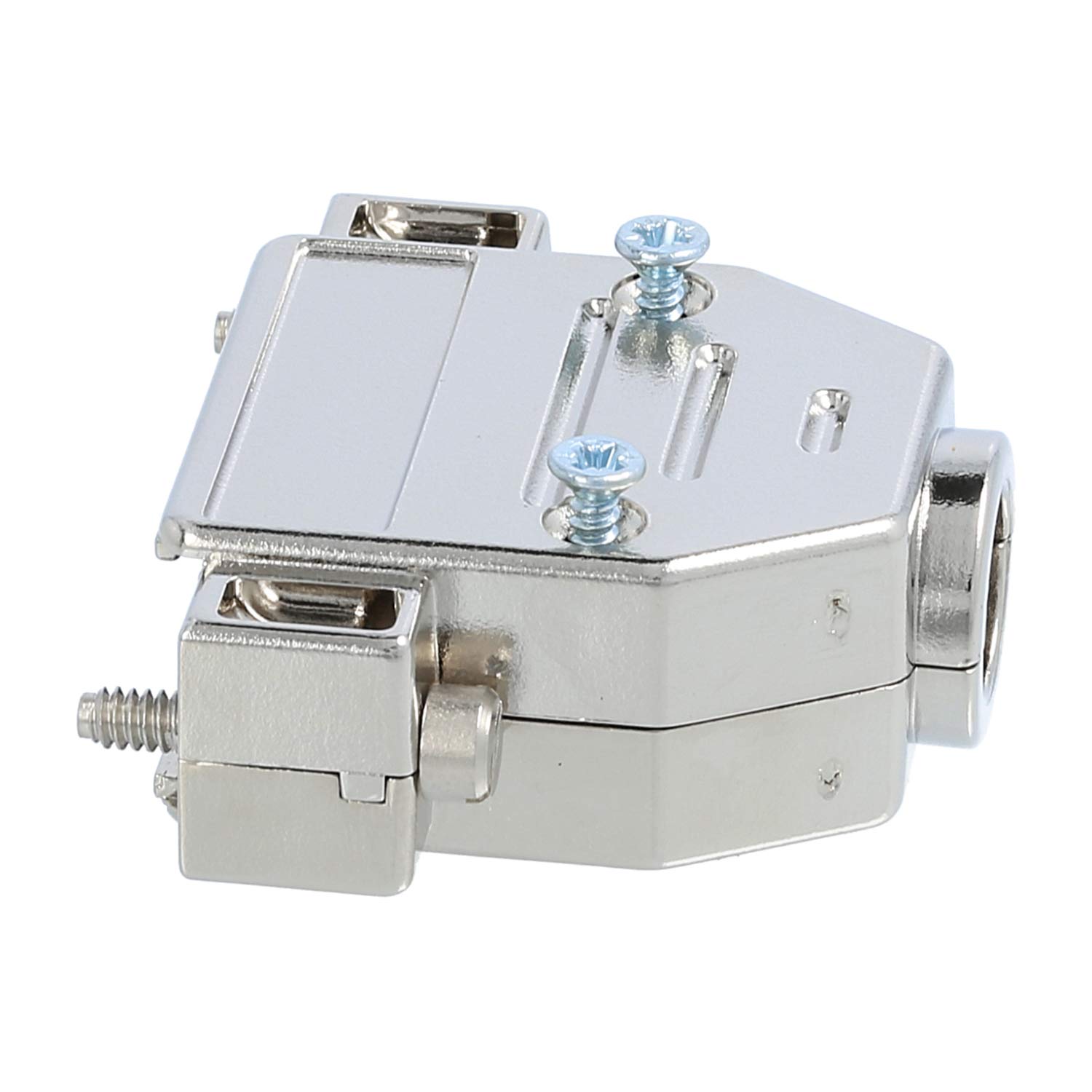 09670150443 Harting D-Sub Metallised plastic housing suitable for D-Sub insert 15-pin, 26-pin (HD) straight, Clamping range 3.3 mm - 8.5 mm
