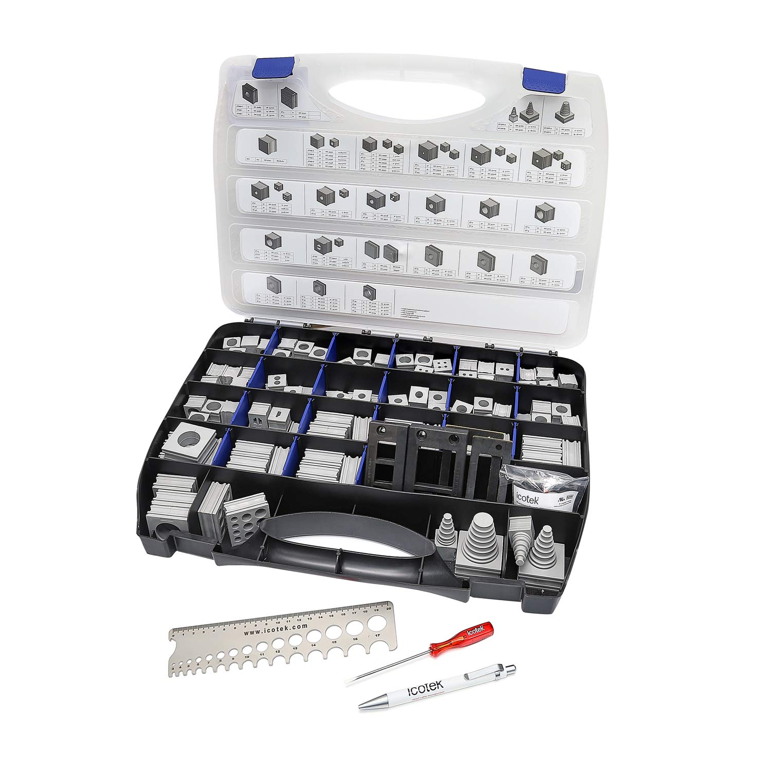 88001 Icotek 178-unit service box for cable entry strips