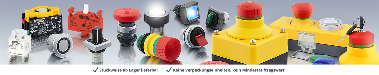 Schalter-Taster-Kategoriebanner Schalter-Taster-Kategoriebanner