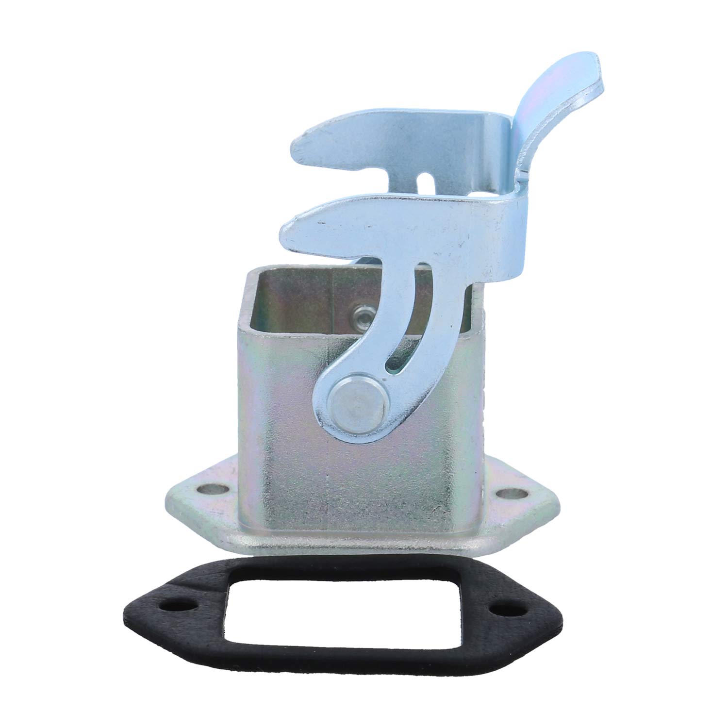 09620030301 Harting Han 3A EMC Bulkhead mounted housing straight with 1 lever 1 Safety lever metal