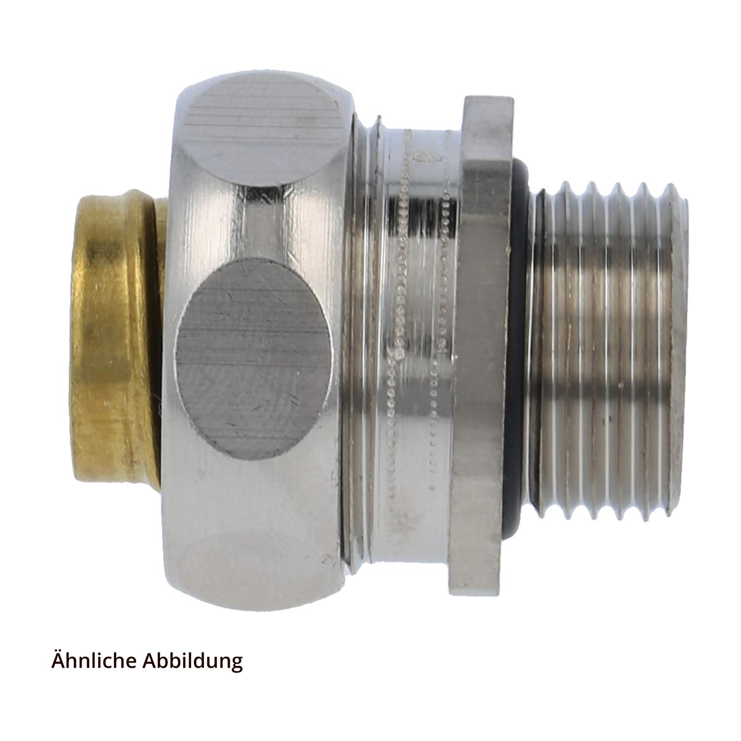 15010328020 Flexa FWD M20/21 Metal fitting straight Thread M20x1.5 for Tube outer diameter 21.0 mm for Tube inner diameter 17.0 mm