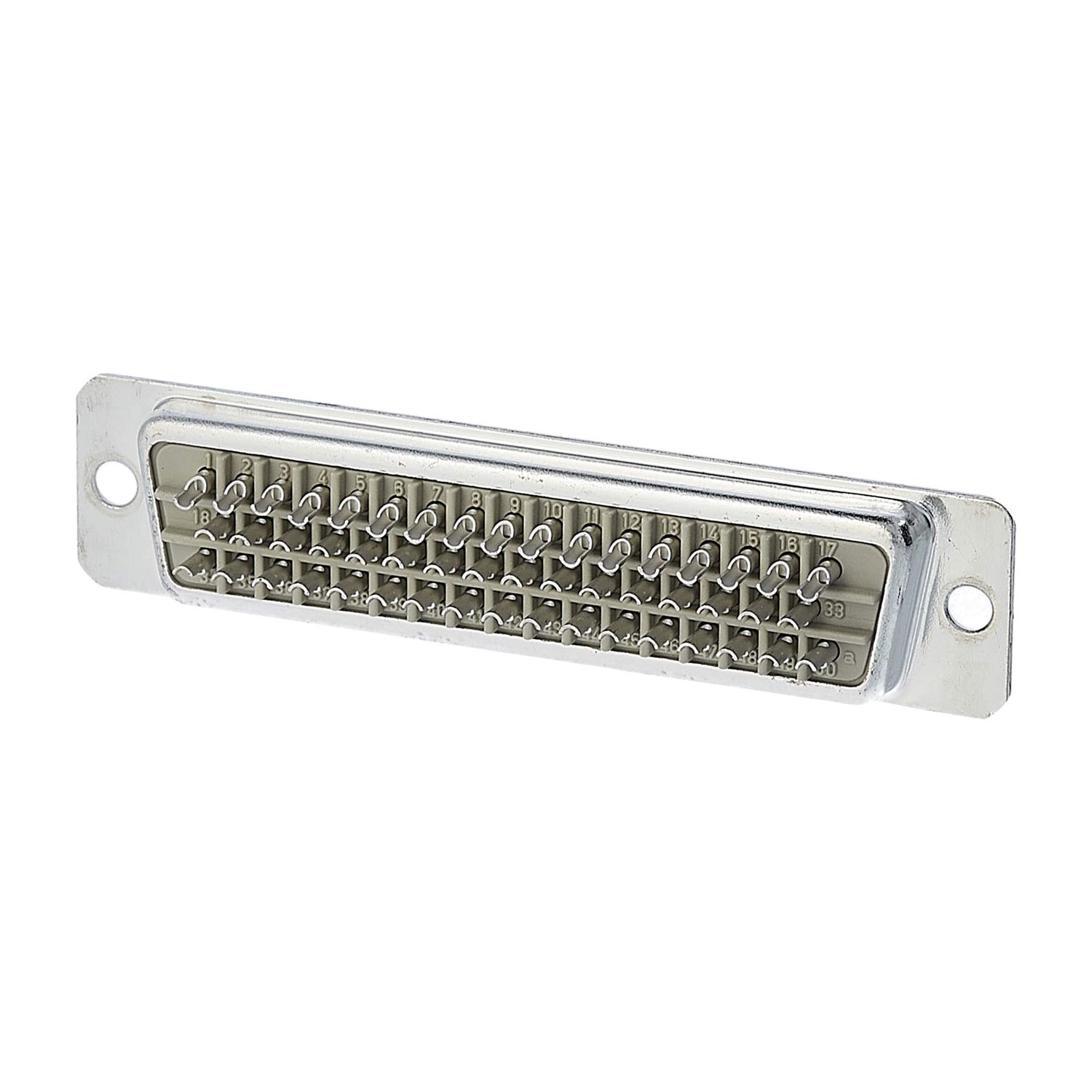 09670504715 Harting D-Sub Socket insert (F) suitable for D-Sub backshell size 50 50-pole Manual solder connection