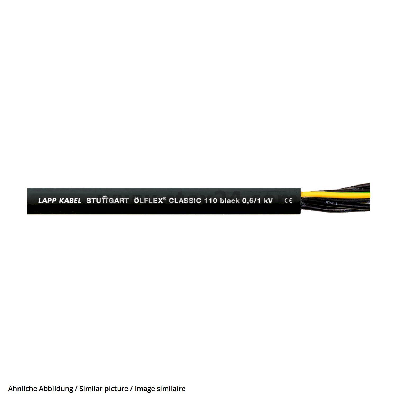 ÖLFLEX CLASSIC 110 Noir 0,6/1kV 5G25