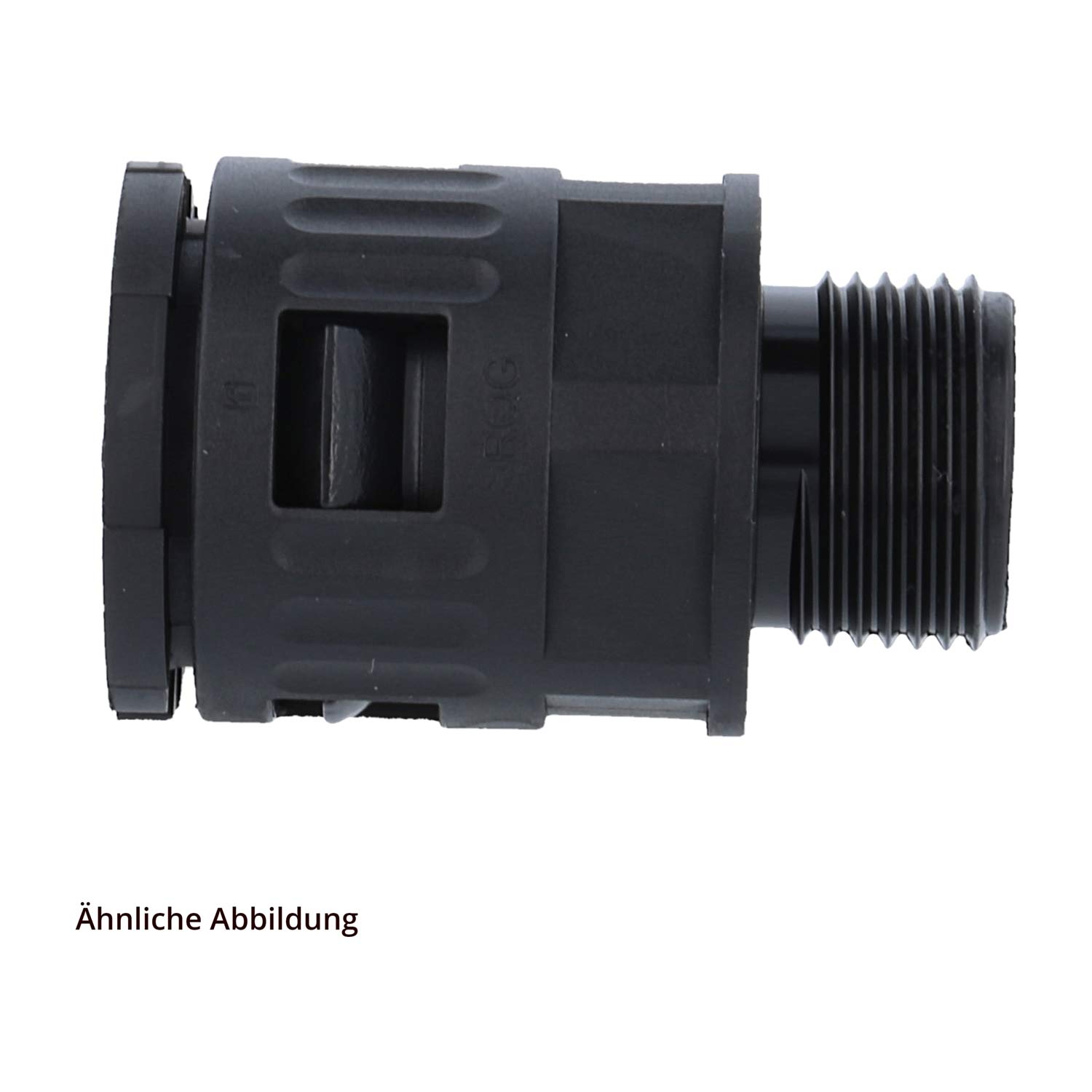 15020046206 Flexa RQG1-N Raccord rapide droit Filetage 1/2 pouce pour Diamètre extérieur de tuyau 21,2 mm à étanchéité conique avec filetage mâle