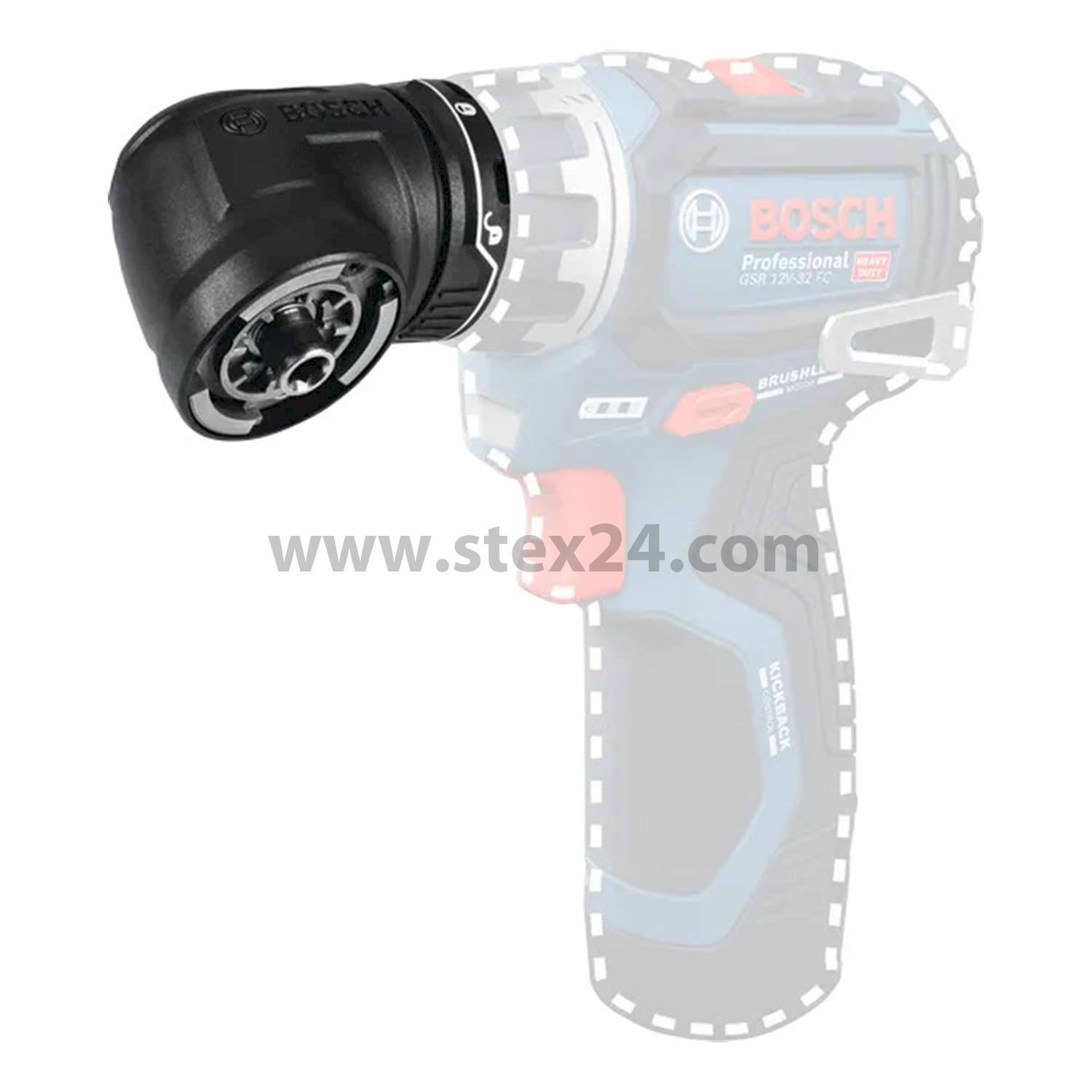 BOSCH Bosch battery angle attachment FlexiClick System, GFA 12-W incl. without battery Battery voltage 12V Storage method Cardboard box
