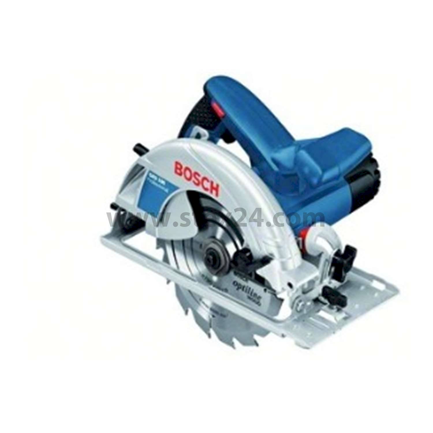 BOSCH Bosch Handkreissäge, GKS 190 Sägeblattdurchmesser 190,0mm 220V - 240V AC 1400W, Leerlaufdrehzahl 5500 U/min